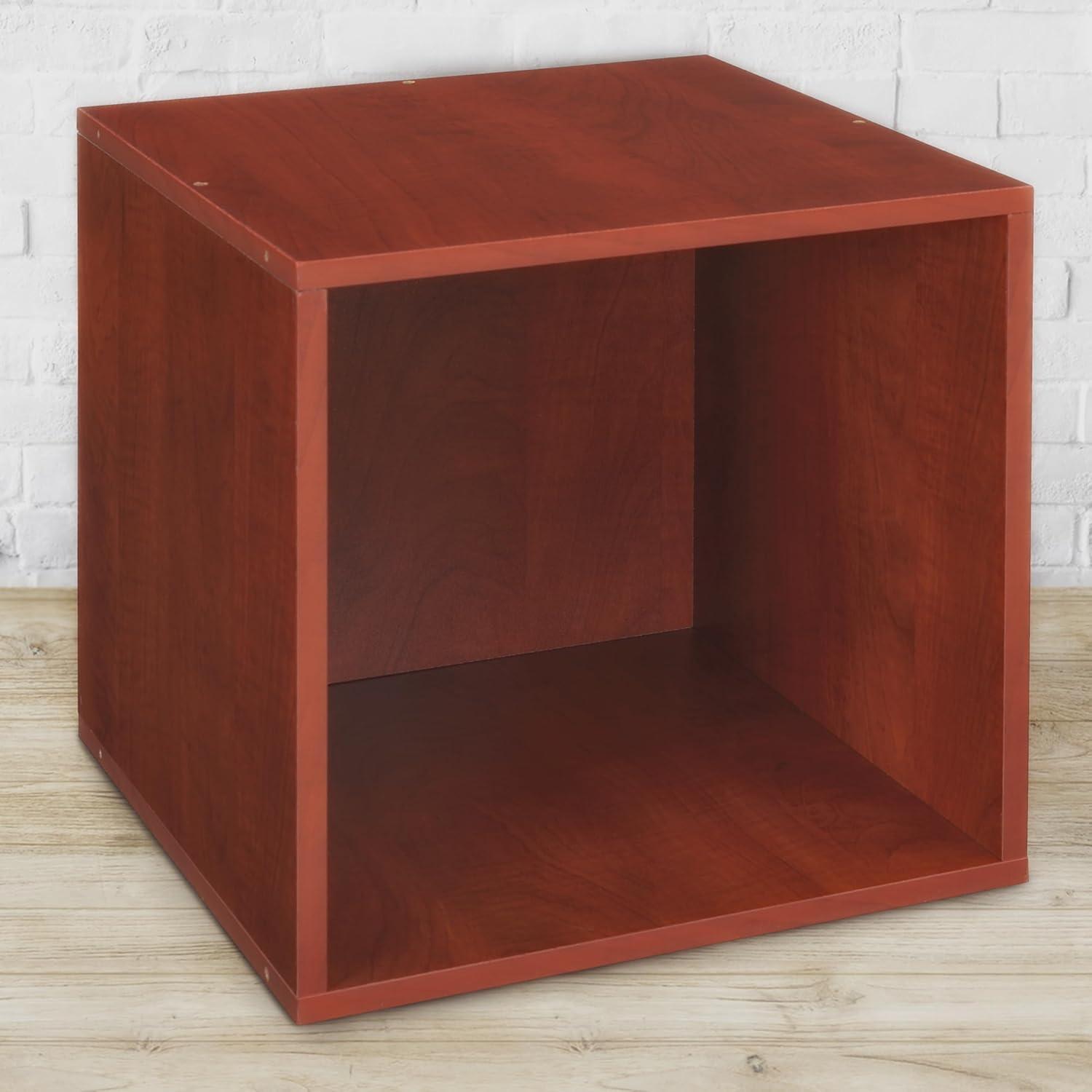 Niche Cubo Storage Organizer Open Bookshelf Set- 6 Cubes- Cherry
