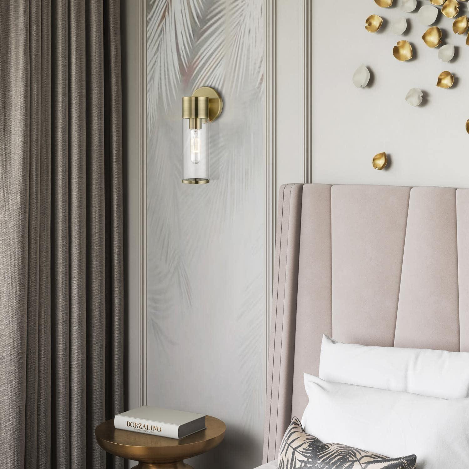Livex Lighting Banca 1 - Light Sconce in  Antique Brass