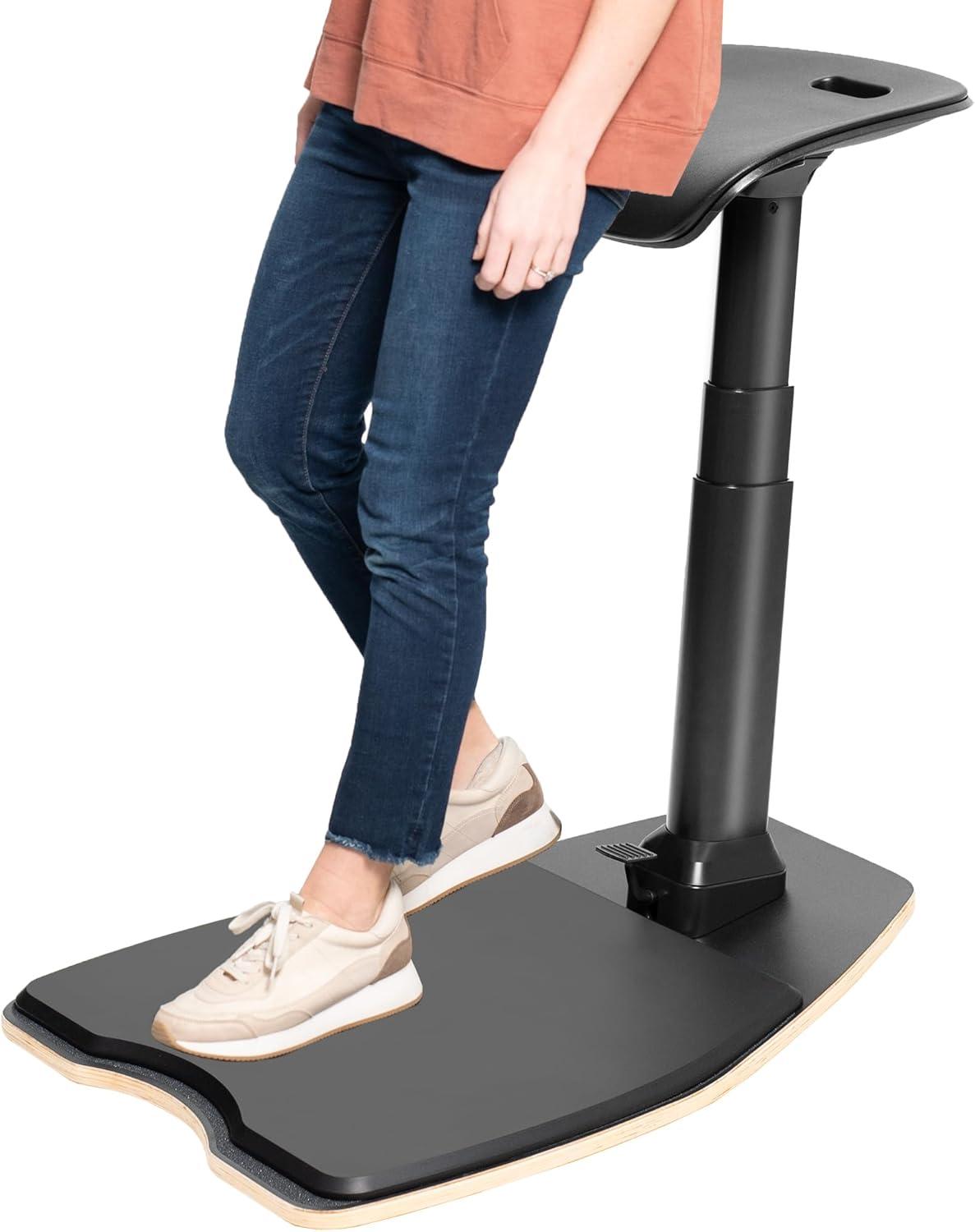 VIVO Ergonomic Leaning Chair with Anti-Fatigue Mat