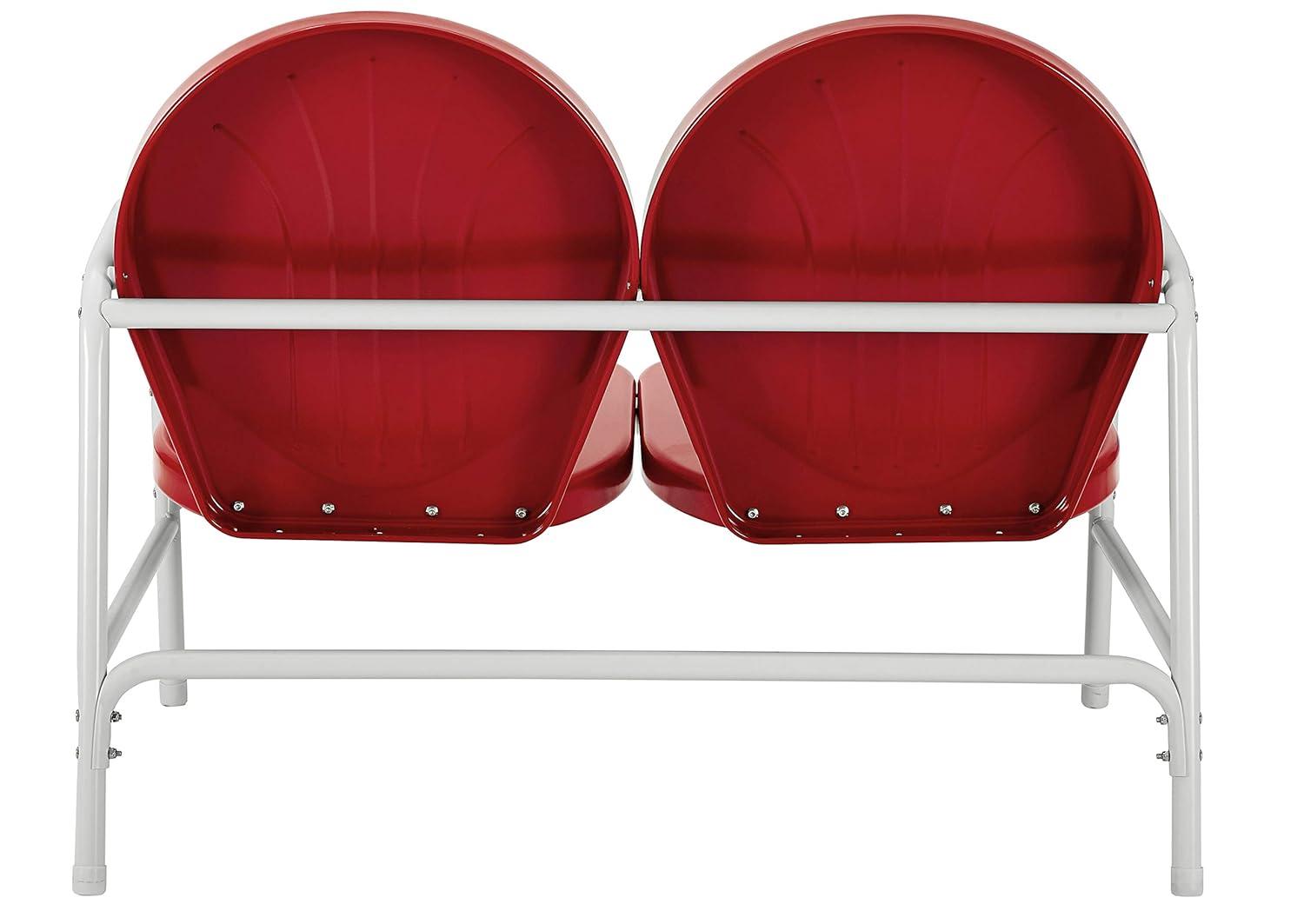 Griffith Outdoor Loveseat - Bright Red - Crosley