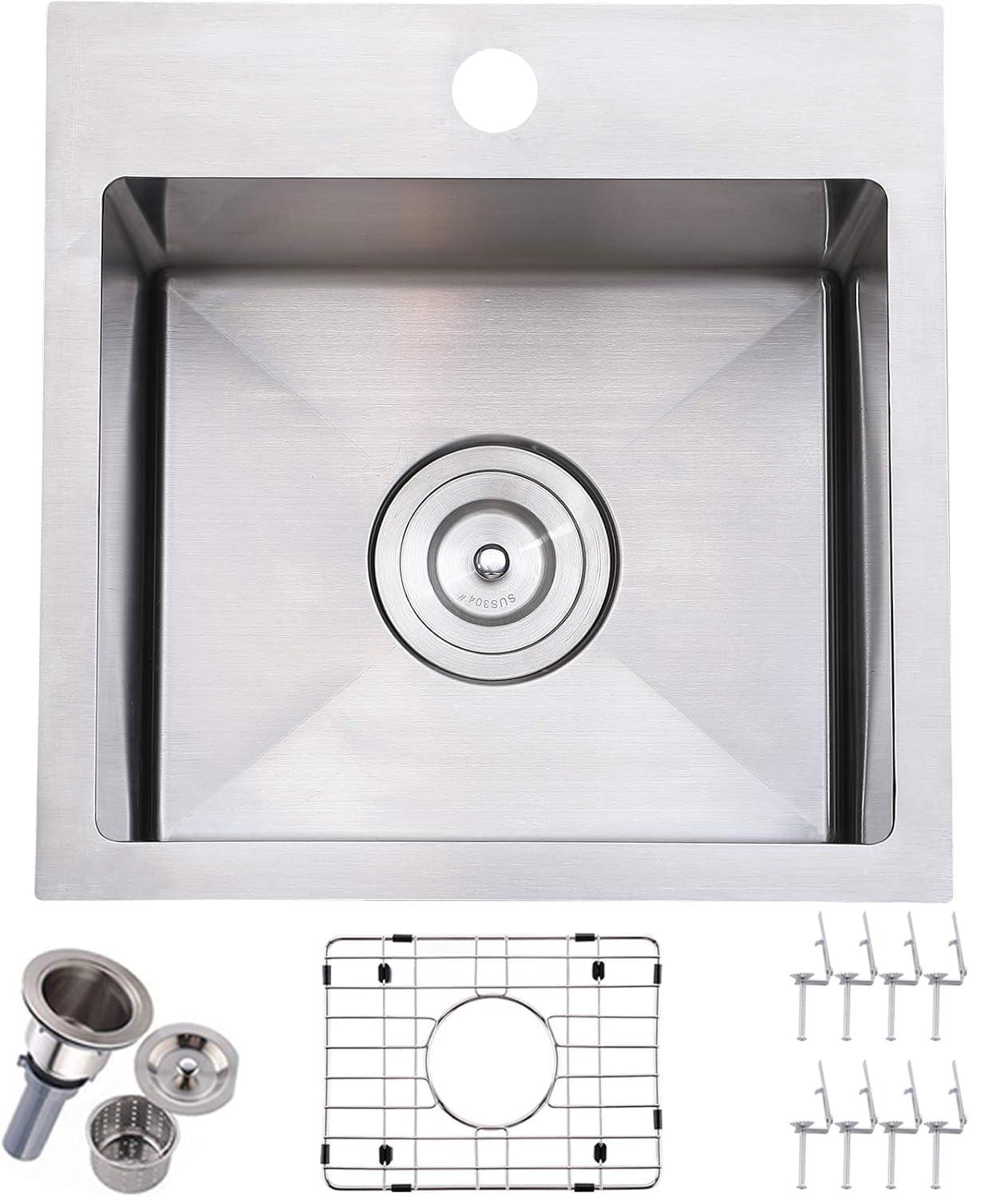 Ruvati 33-inch Apron-Front Farmhouse Kitchen Sink -Stainless Steel