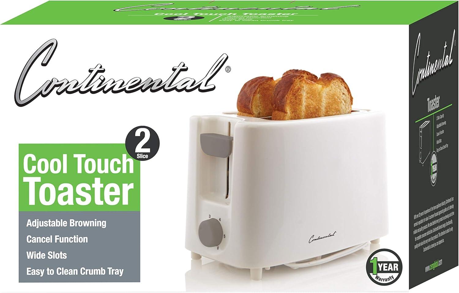 Prep & Savour Prep & Savour 2 Slice Cool Touch Toaster