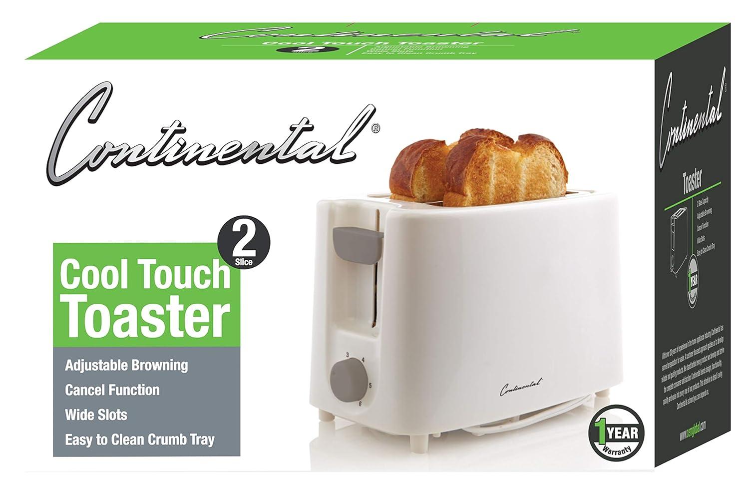 Prep & Savour Prep & Savour 2 Slice Cool Touch Toaster