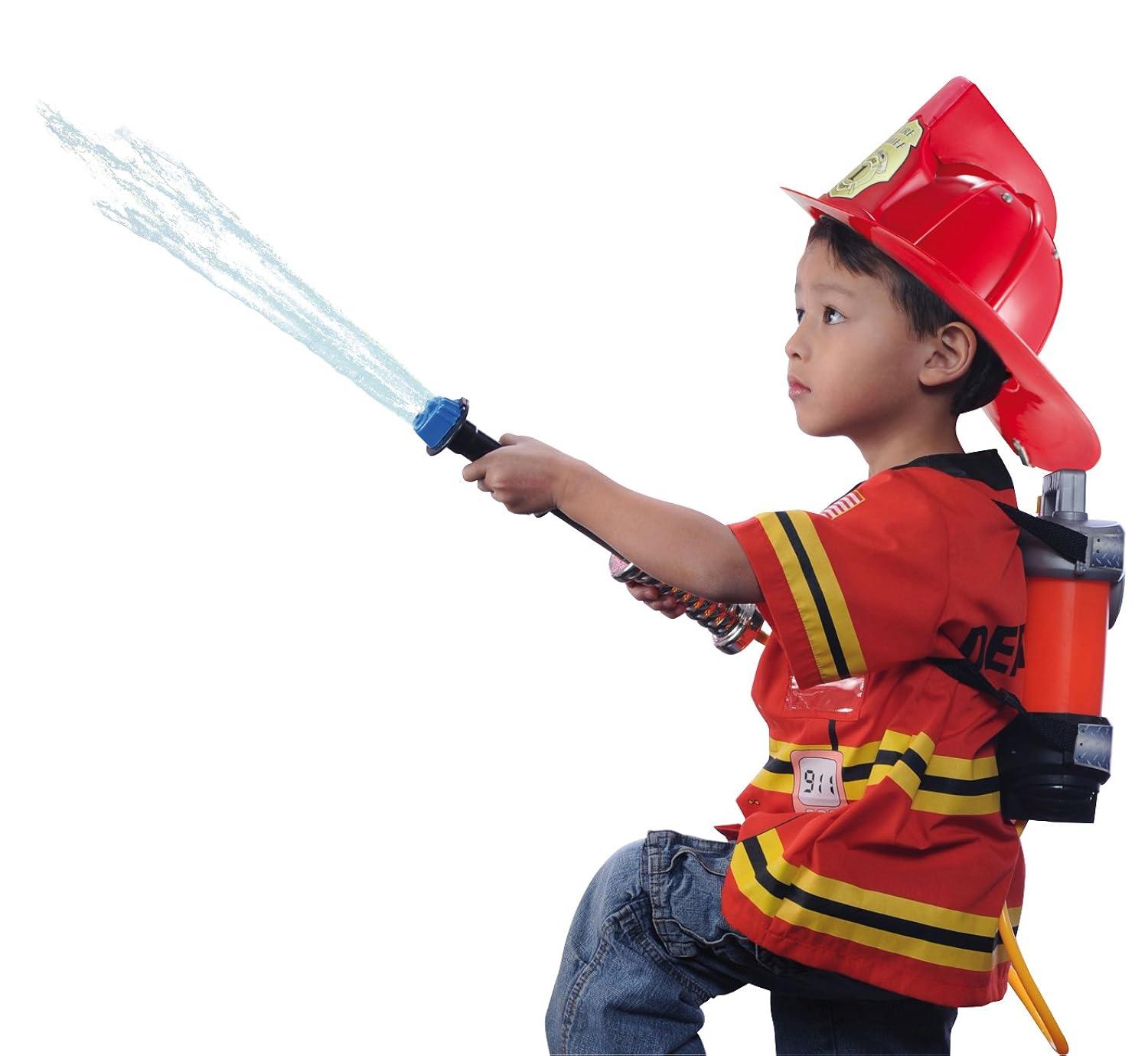 Aeromax Firefighter Costume Accessories Set, with Backpack and Hose