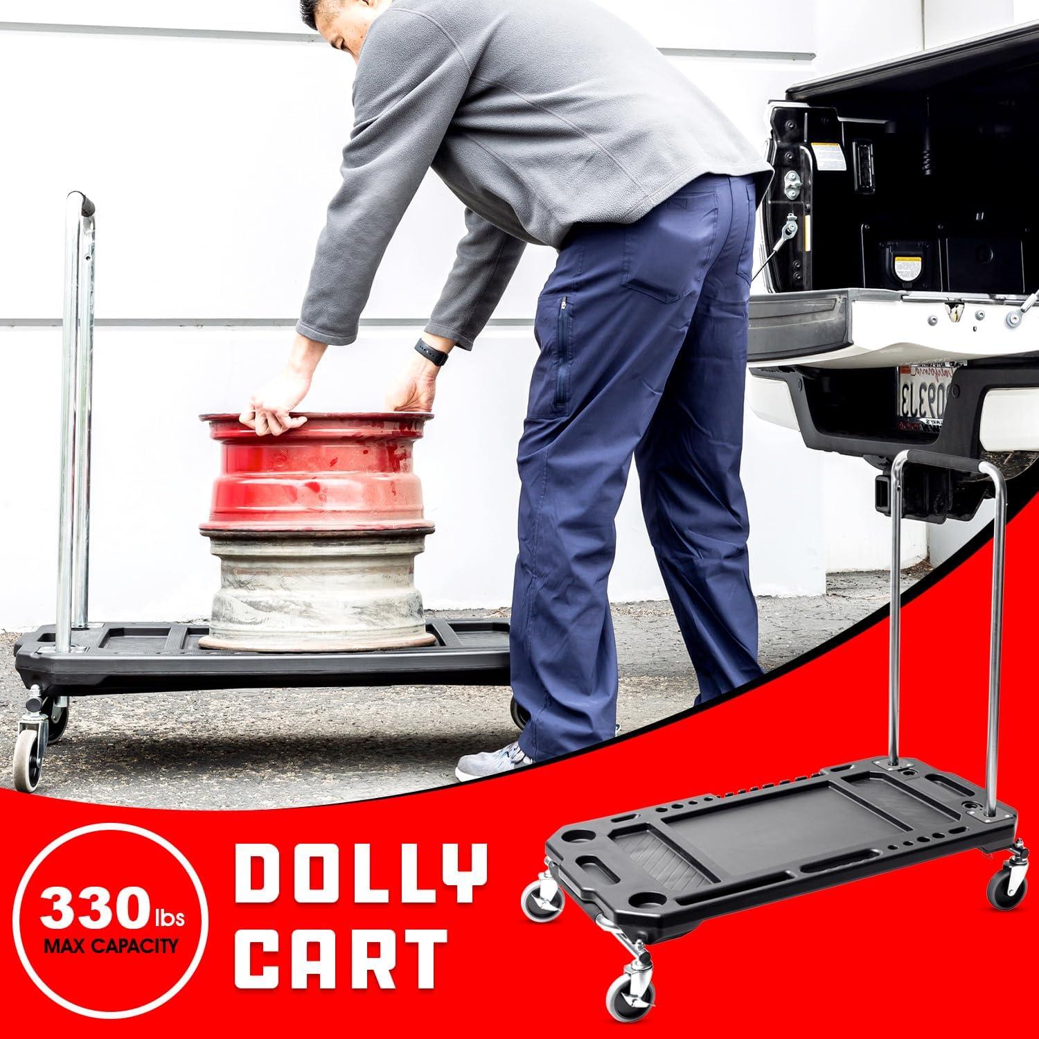 3-in-1 Work Table and Dolly Cart