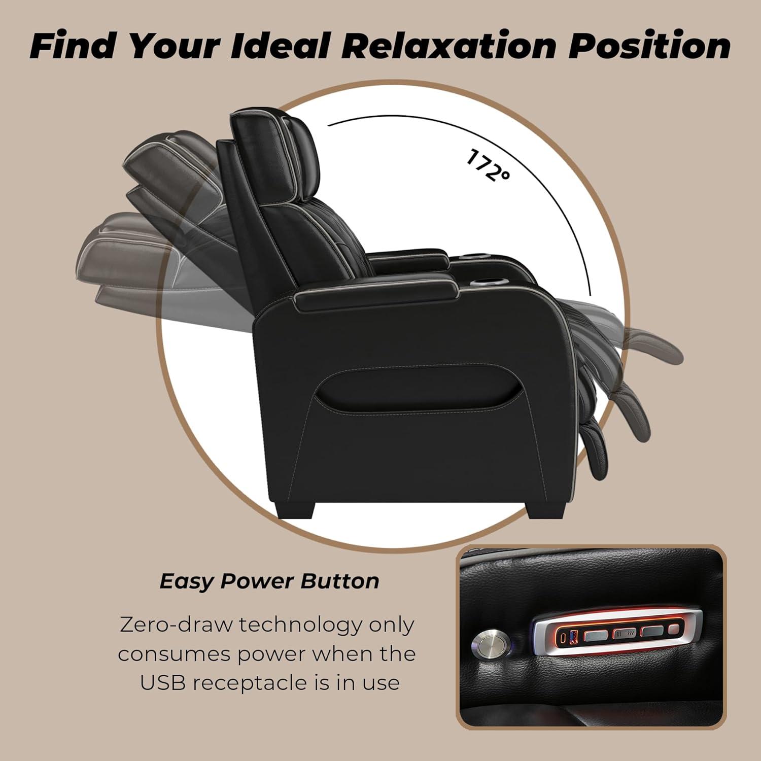 Hokku Designs Boyington Power Recliner