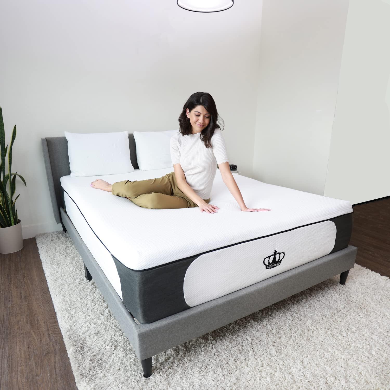 Dynasty Mattress 14.5'' Medium Gel Memory Foam Mattress