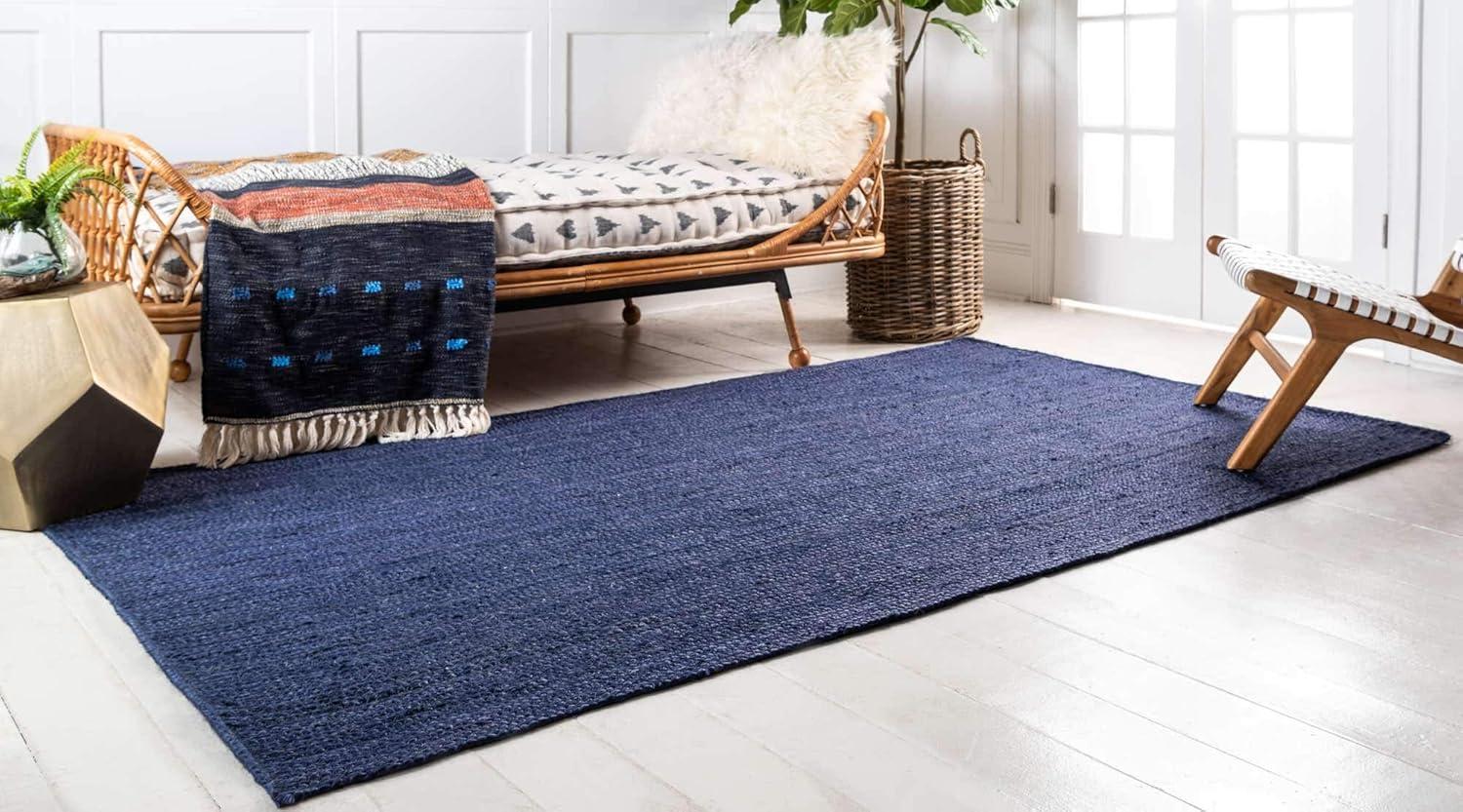 Unique Loom 5' 1 x 8' 0 Dhaka Braided Jute Rectangle Area Rug