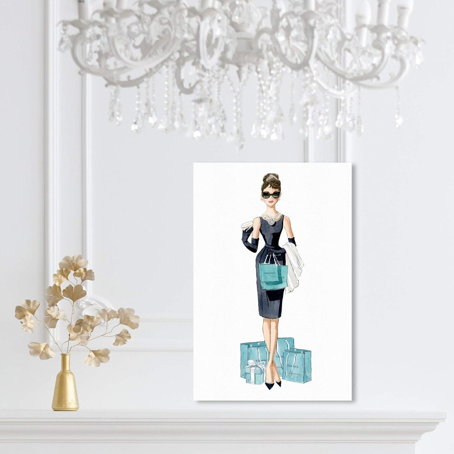 Diamond Breakfast Shopping - Graphic Art on Canvas