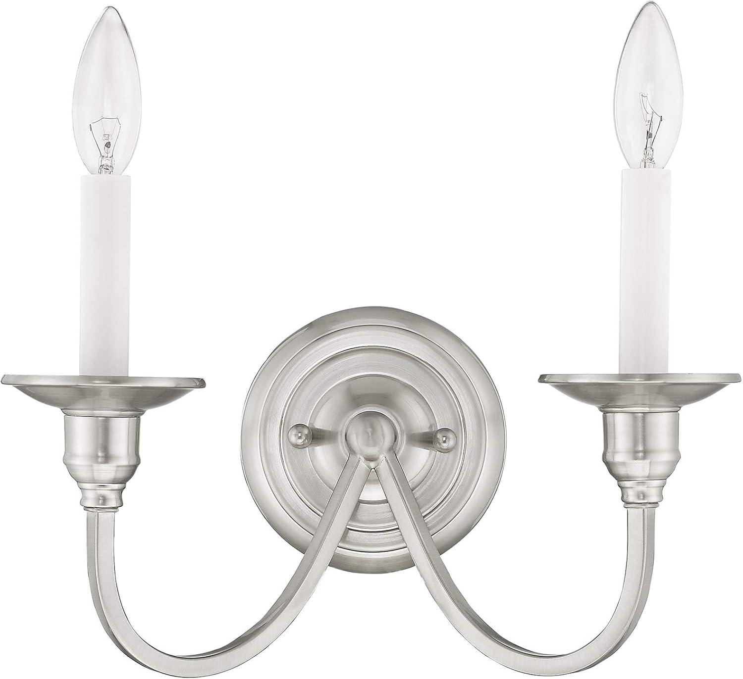 Livex Lighting Cranford 2 - Light Wall Light in  Polished Nickel