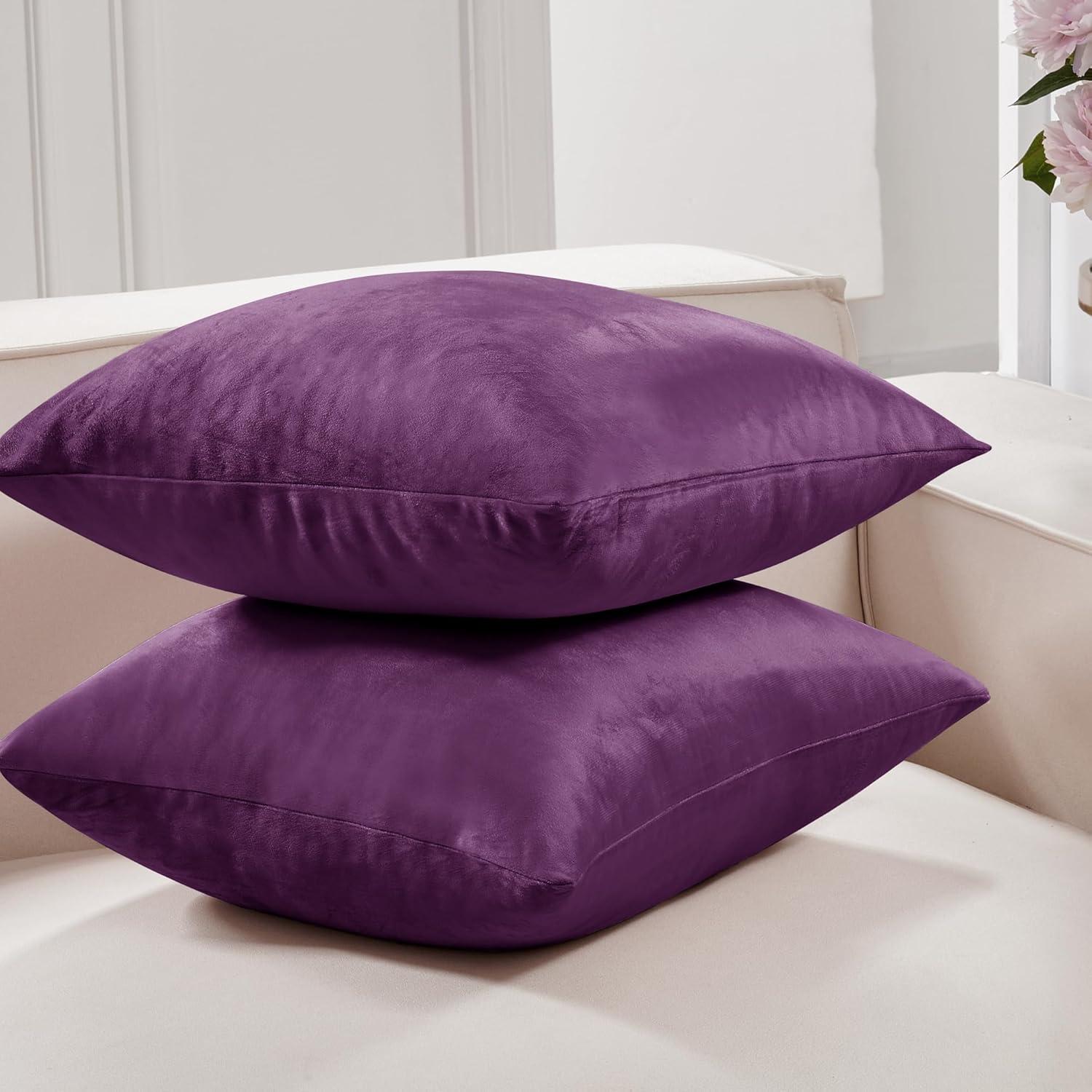 Velvet Reversible Pillow Cover