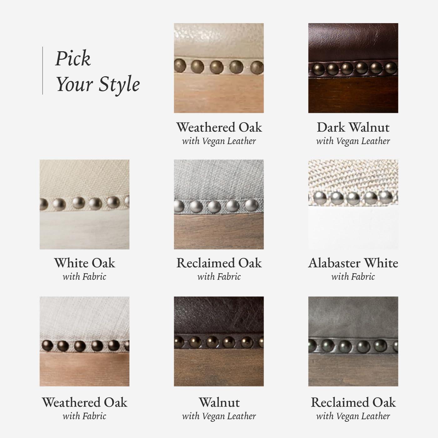 Maven Lane Pullman 31 Inch Tall Backless Alabaster White Finish Bar Height Upholstered Barstool with Cream Fabric Cushion Seat, Set of 3