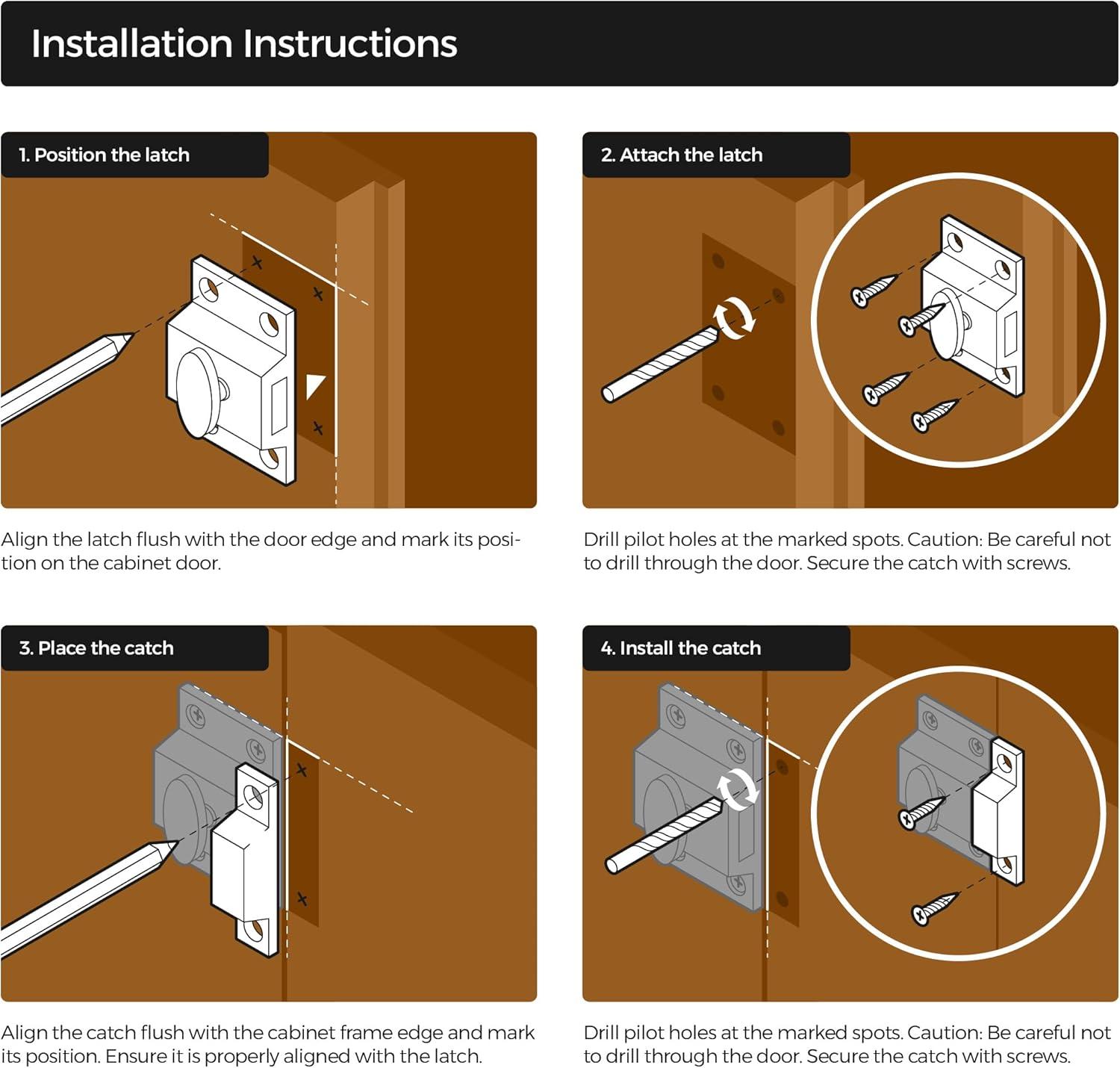 Cabinet Door Latch
