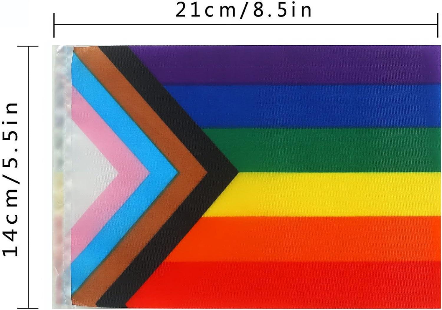 Rainbow Pride Flag,100Feet/76Pcs Rainbow Festival Decoration Pennant Flags Banner,Party Decorations Supplies for Decoration,Rainbow Holiday Decoration.