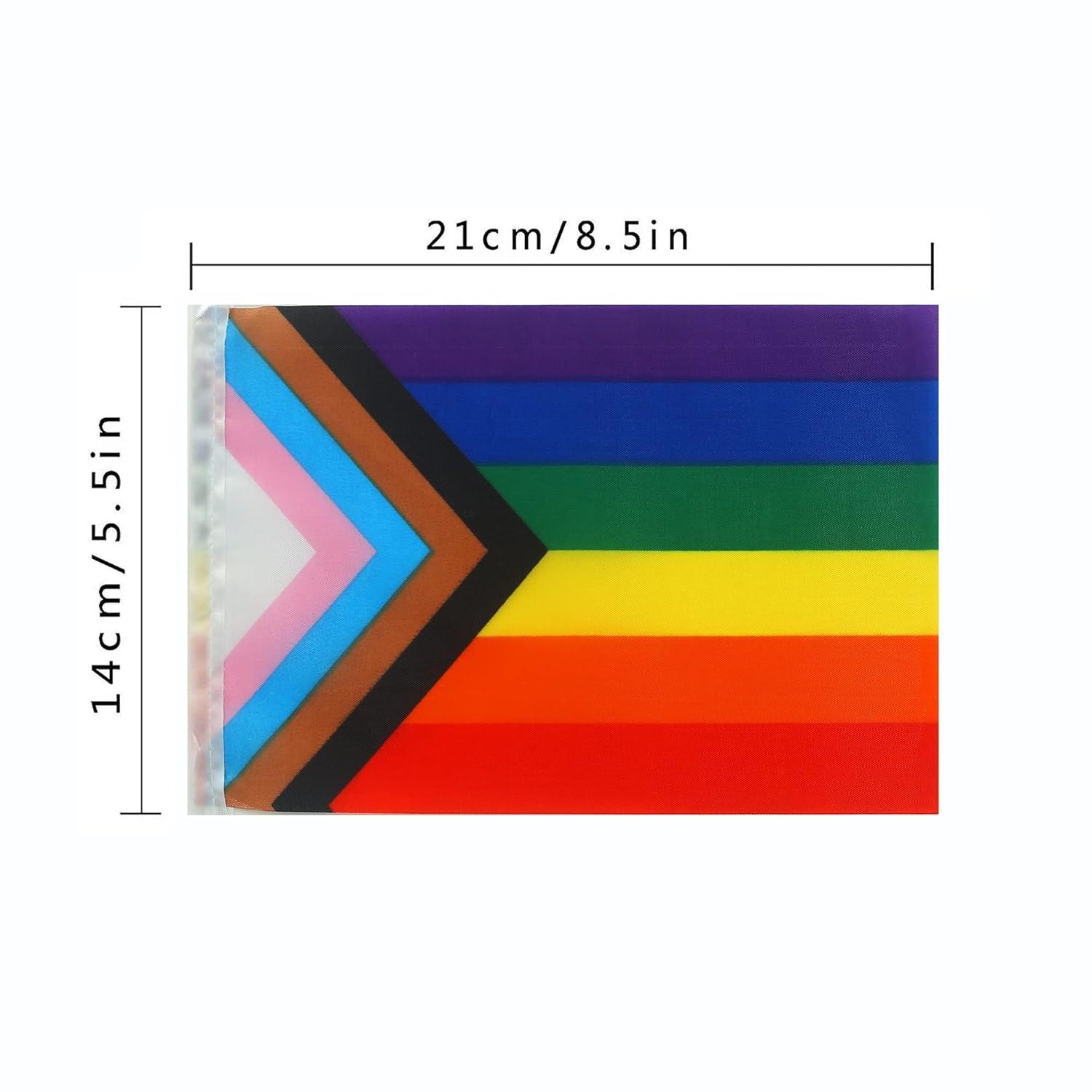 Rainbow Pride Flag,100Feet/76Pcs Rainbow Festival Decoration Pennant Flags Banner,Party Decorations Supplies for Decoration,Rainbow Holiday Decoration.