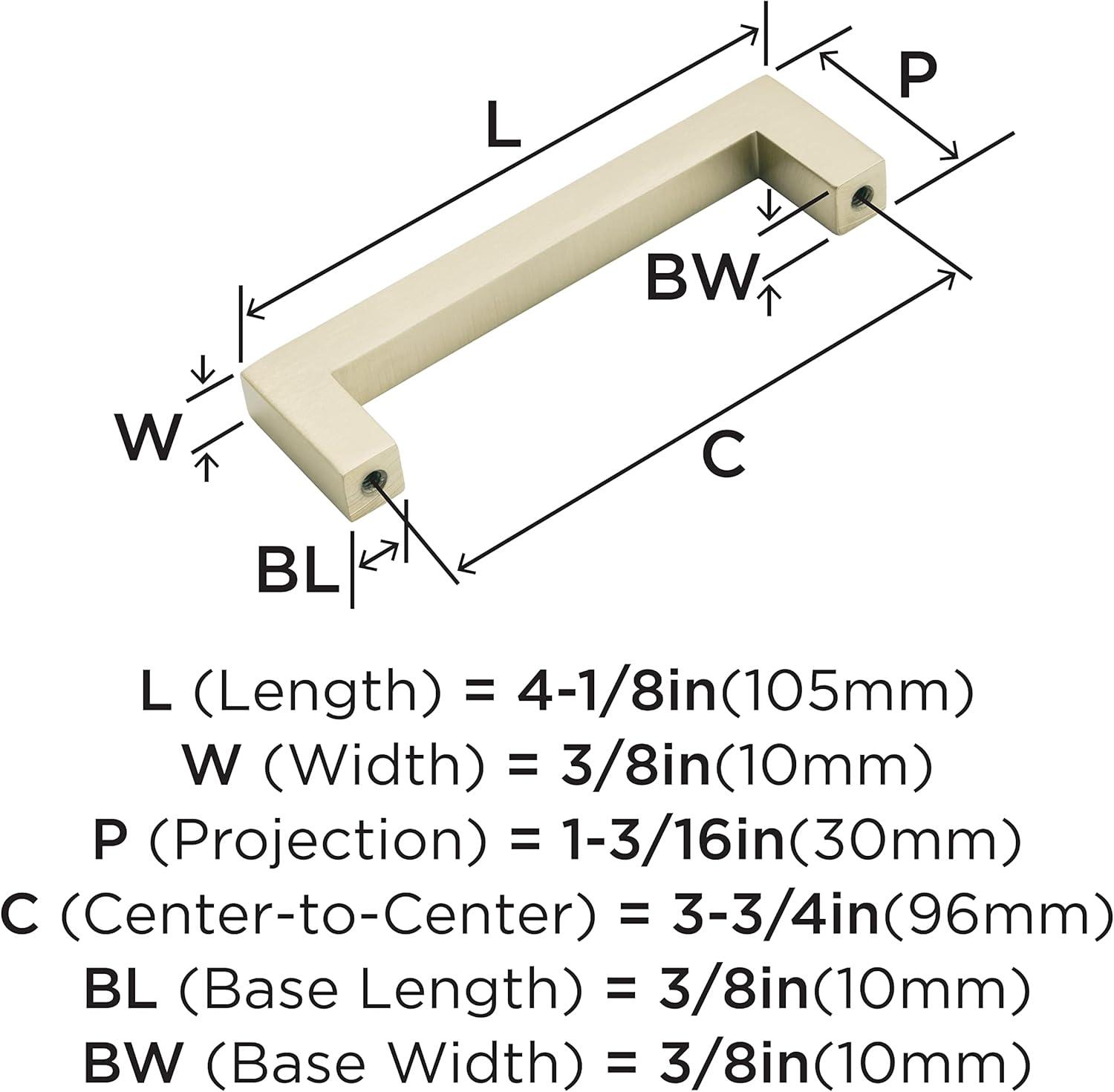 Brummitt 3 3/4" Center to Center Bar Pull