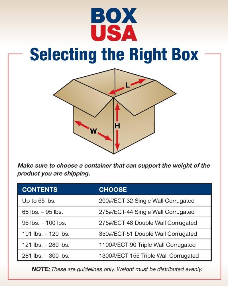 Kraft Corrugated 18" Cube Shipping Boxes, Pack of 20