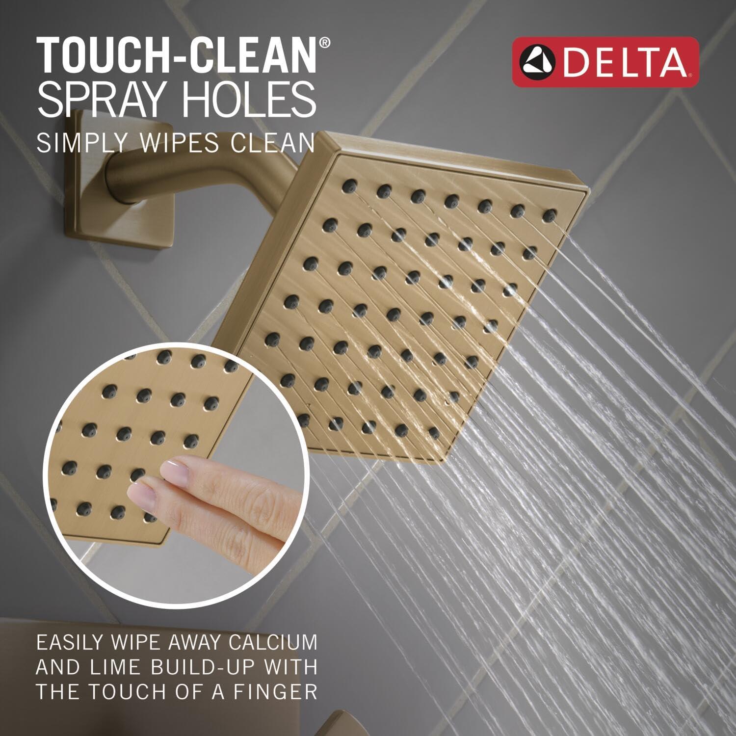 Velum Single-Function Shower Faucet Set, Valve Trim Kit, Shower Head and Handle Set