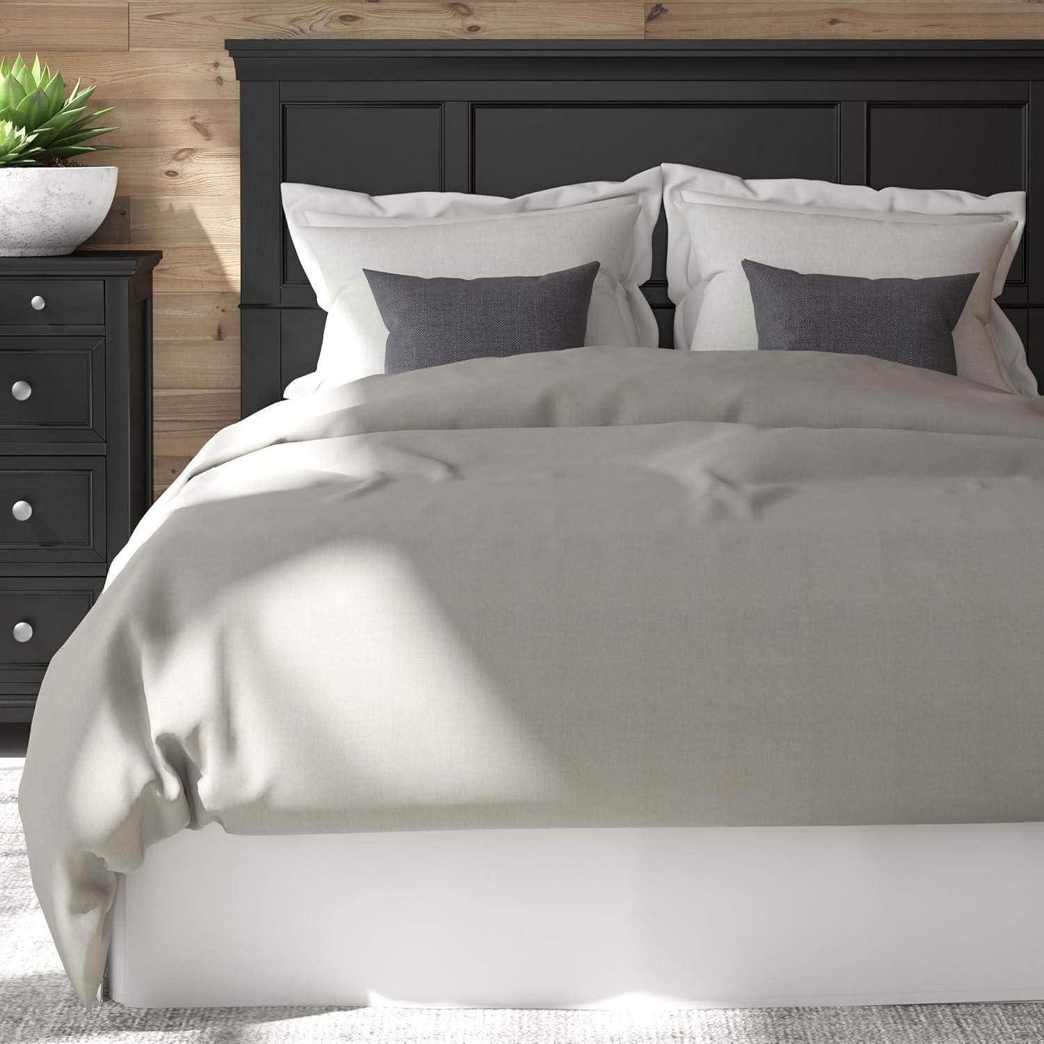 Homestyles Bedford Wood Queen Headboard in Black