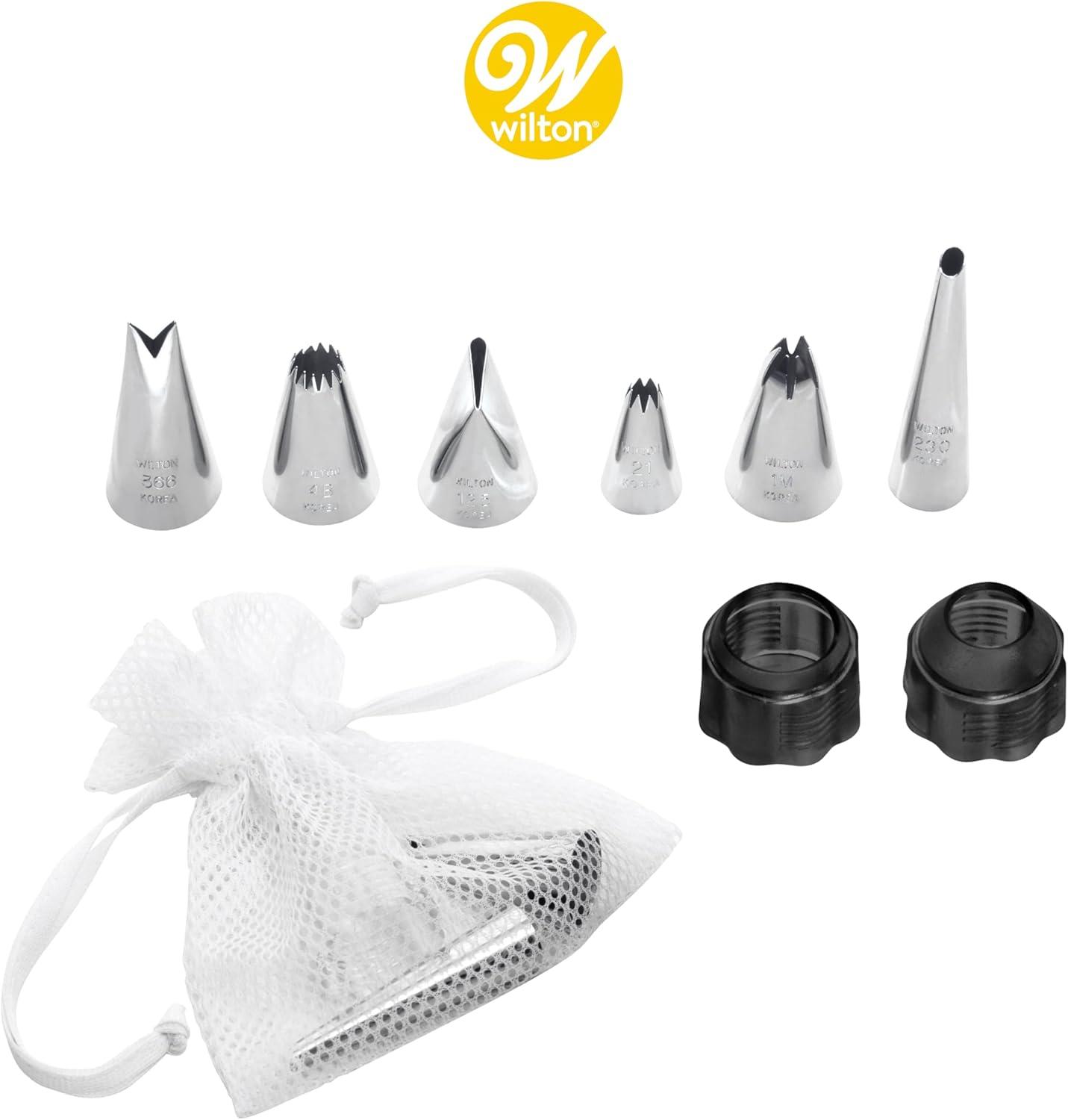 Wilton Stainless Steel Dessert Decorator Pro with 6 Tips