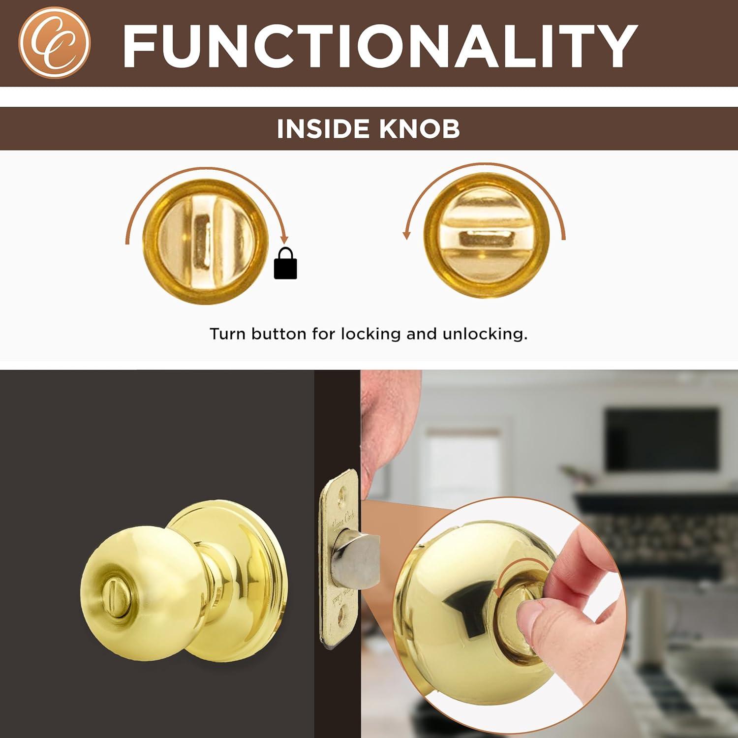 Ball Privacy Door Knob