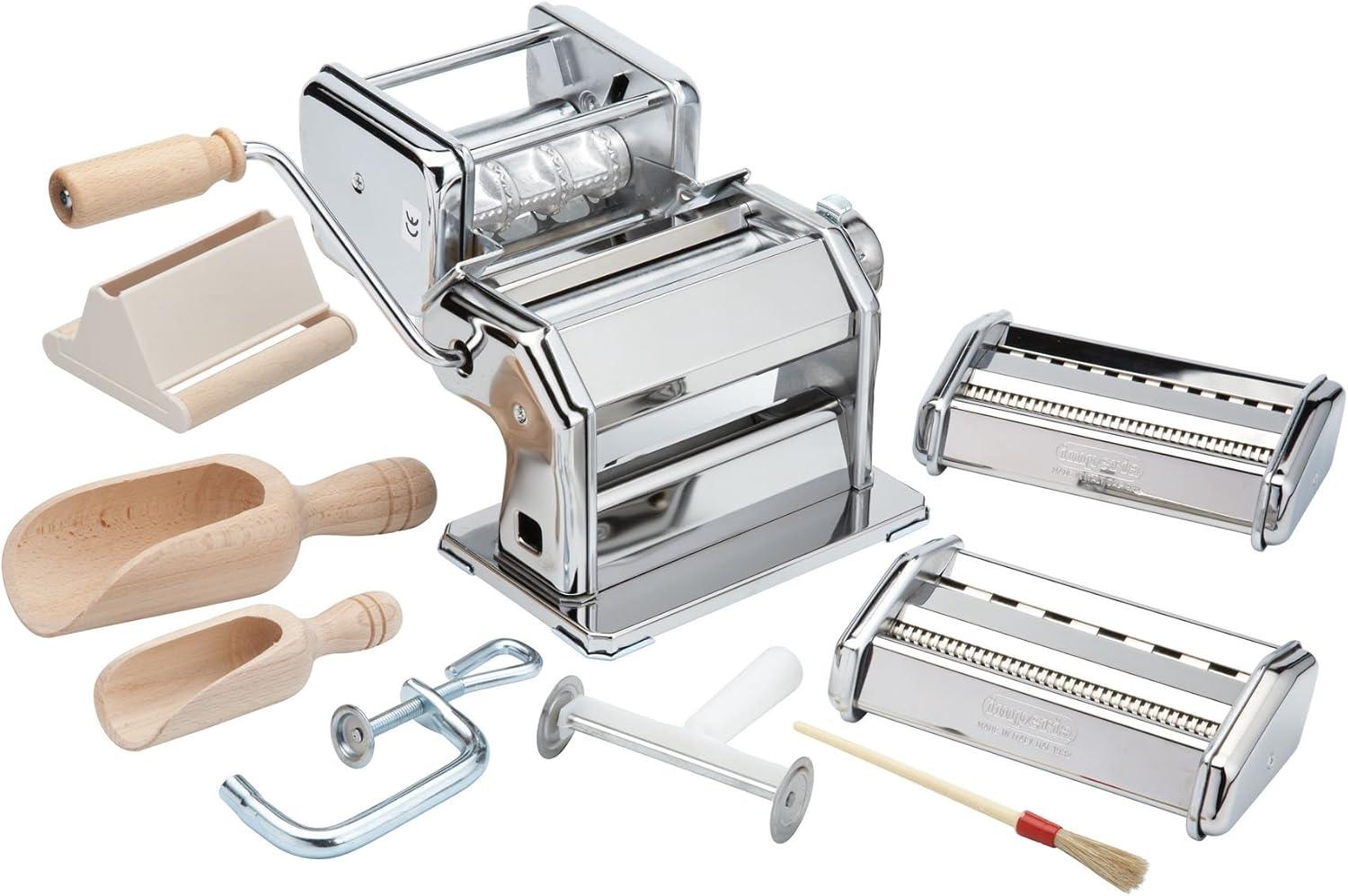 Imperia Stainless Steel Pasta Maker with Attachments