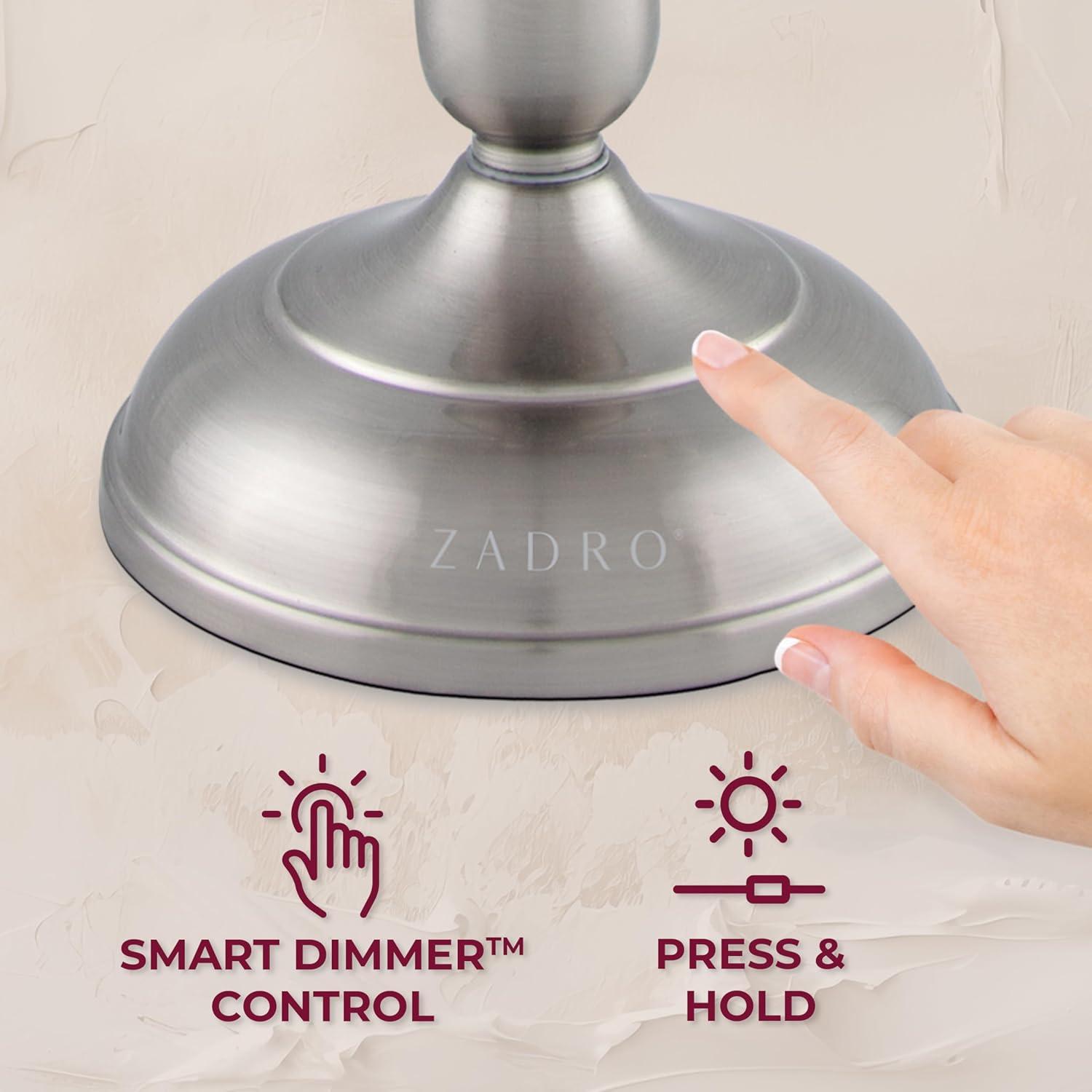 Zadro Touch LED 11" Magnifying Countertop Mirror with Smart Dimmer