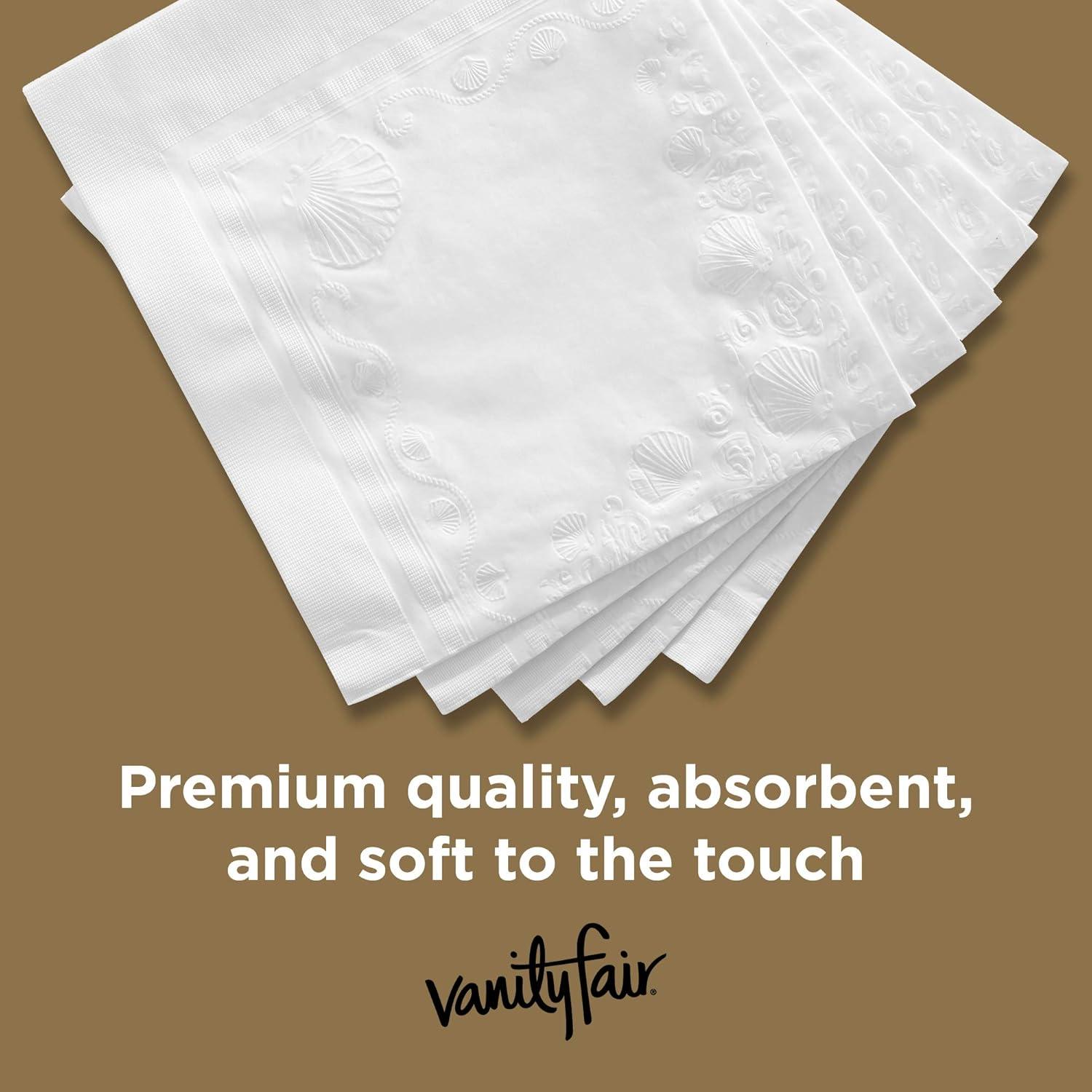 Vanity Fair Entertain 3-Ply Napkins - 40ct