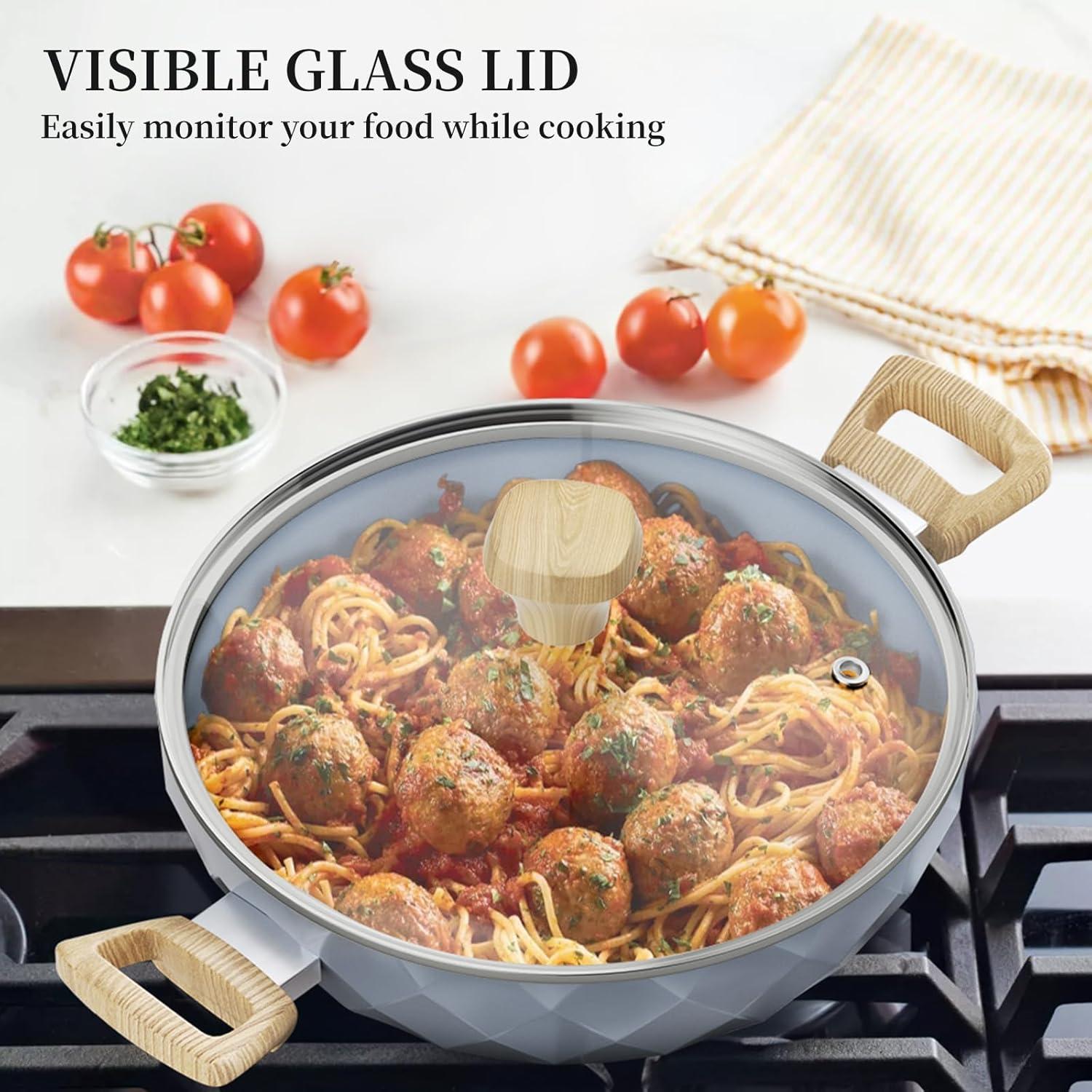 Ceramic Nonstick Pots and Pans Set