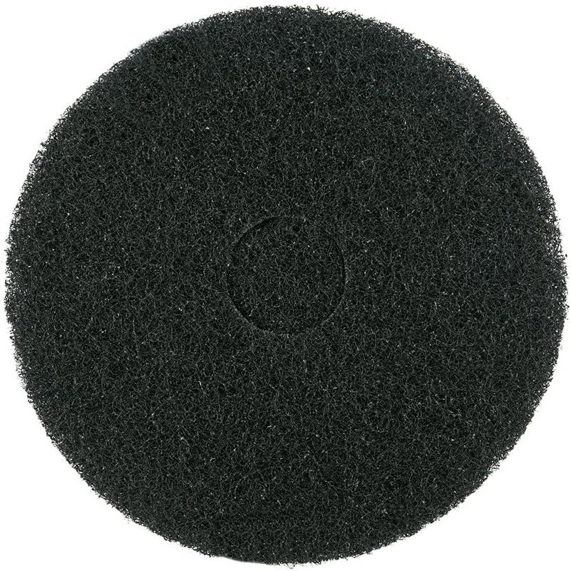 20-Inch Black Heavy Duty Floor Stripping Pads