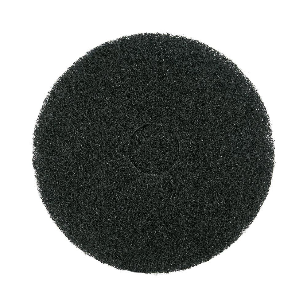Boardwalk High Performance Stripping Floor Pads, 20" Diameter, Grayish Black, 5/Carton -BWK4020HIP