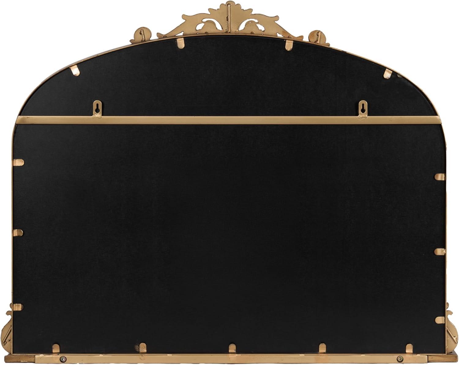 Kate & Laurel All Things Decor 33"x26" Arendahl Traditional Arch Mirror with Shelf