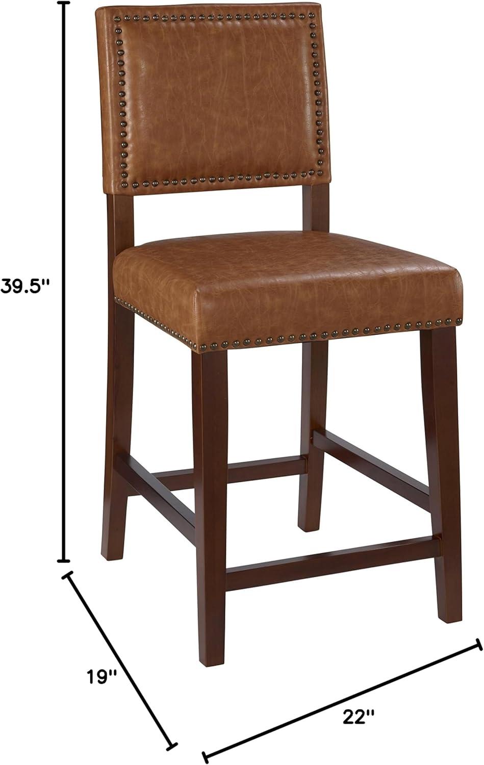 24" Brook Counter Height Barstool - Linon