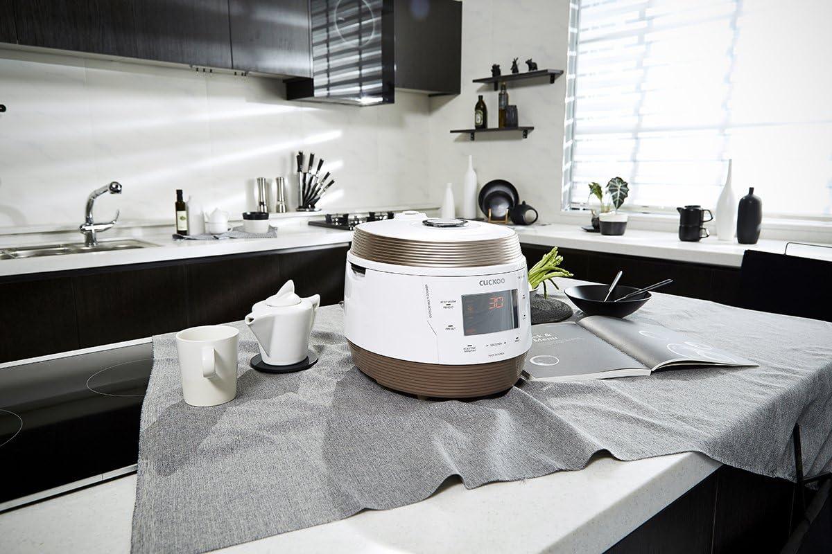 Cuckoo Electronics CUCKOO CMC-QSB501S 5QT Electric Pressure Cooker with 10 Menu Options and Stainless Steel Pot