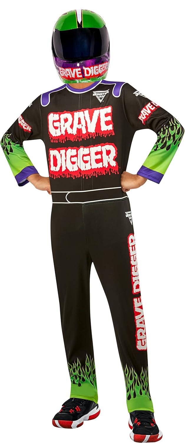 Rubies Monster Jam Grave Digger Boy's Costume Large