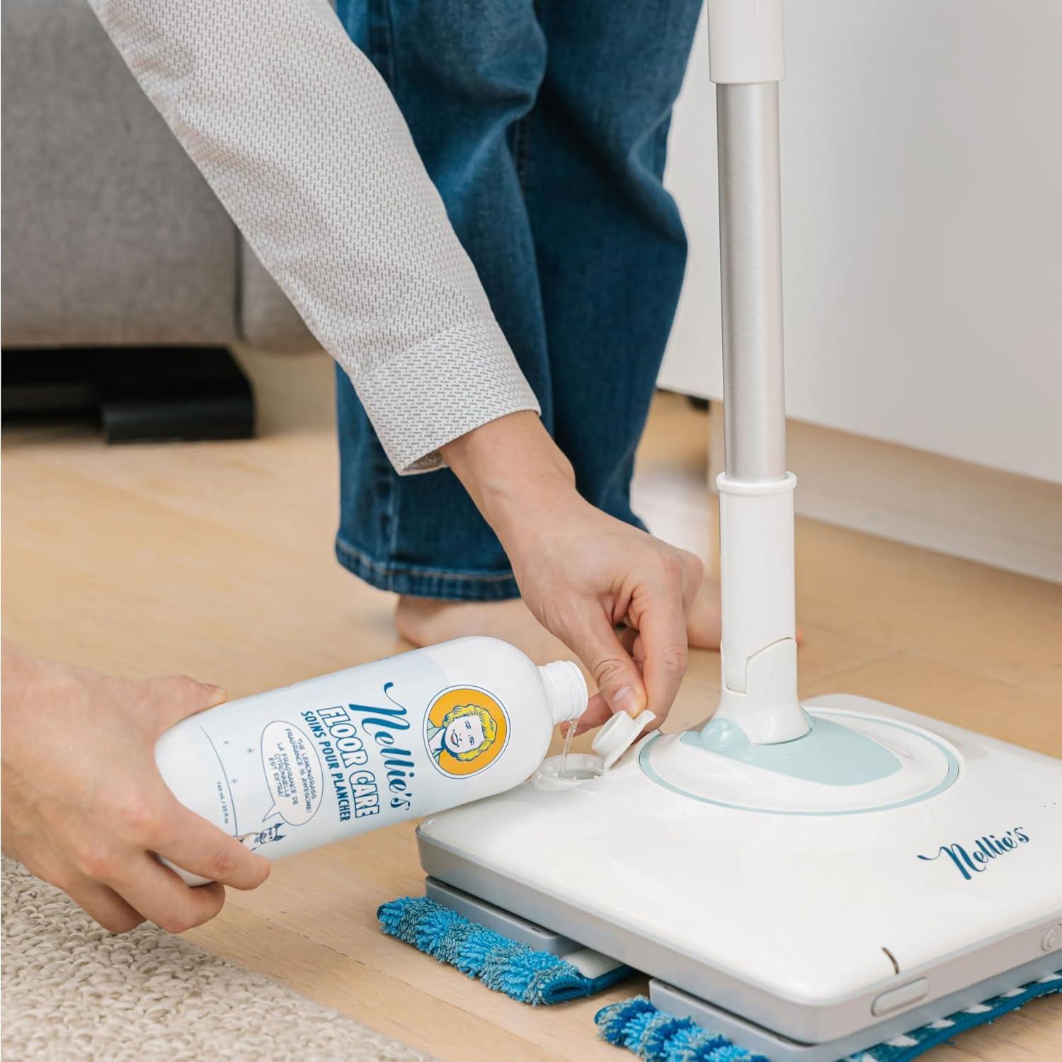 Nellie's Lightweight Cordless Rechargeable WOW Mop