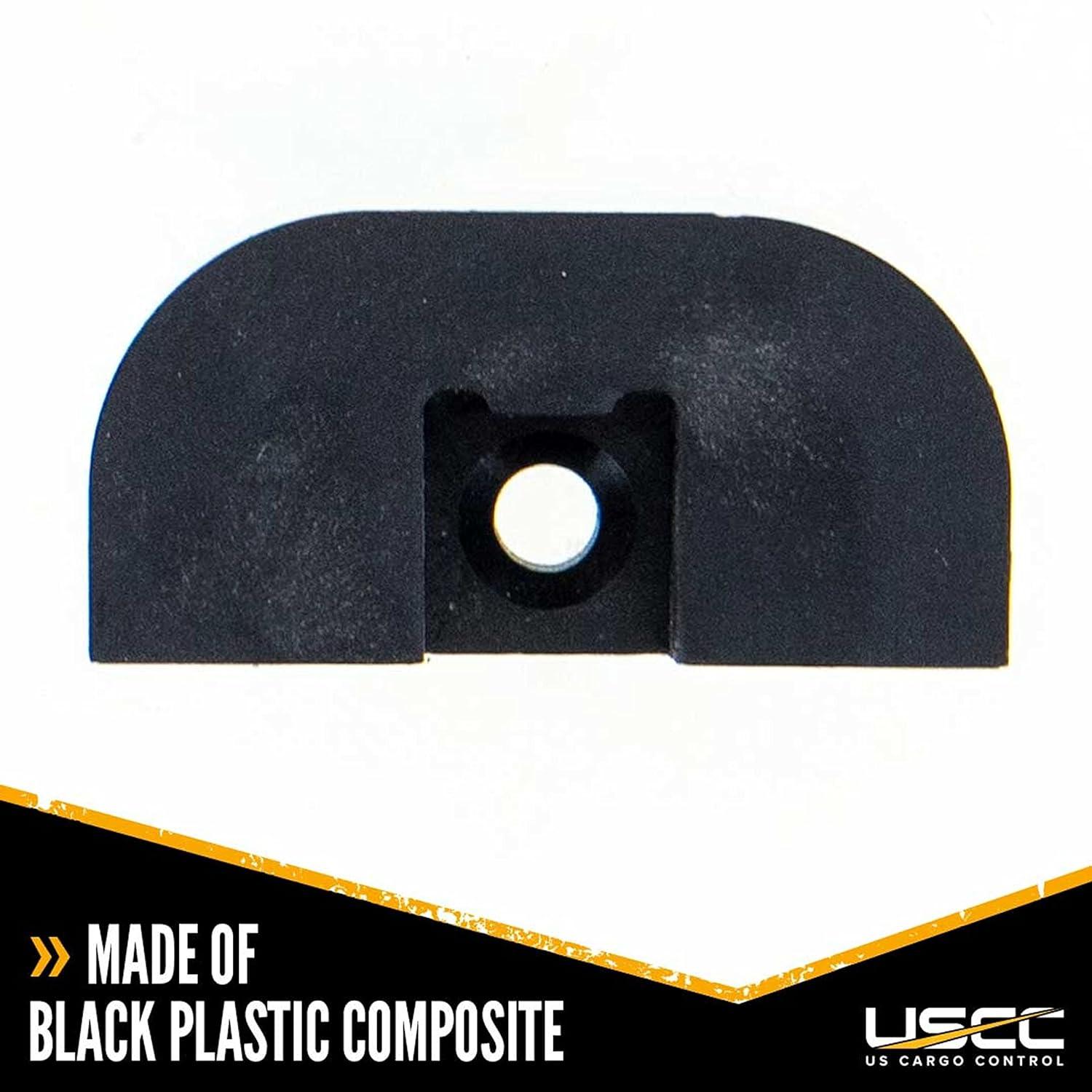 US Cargo Control Flanged End Caps for L Track Rails, Eliminates Sharp Edges On Flanged L Track, Easily Roll Motorcycles, ATVs, and Other Wheeled Cargo