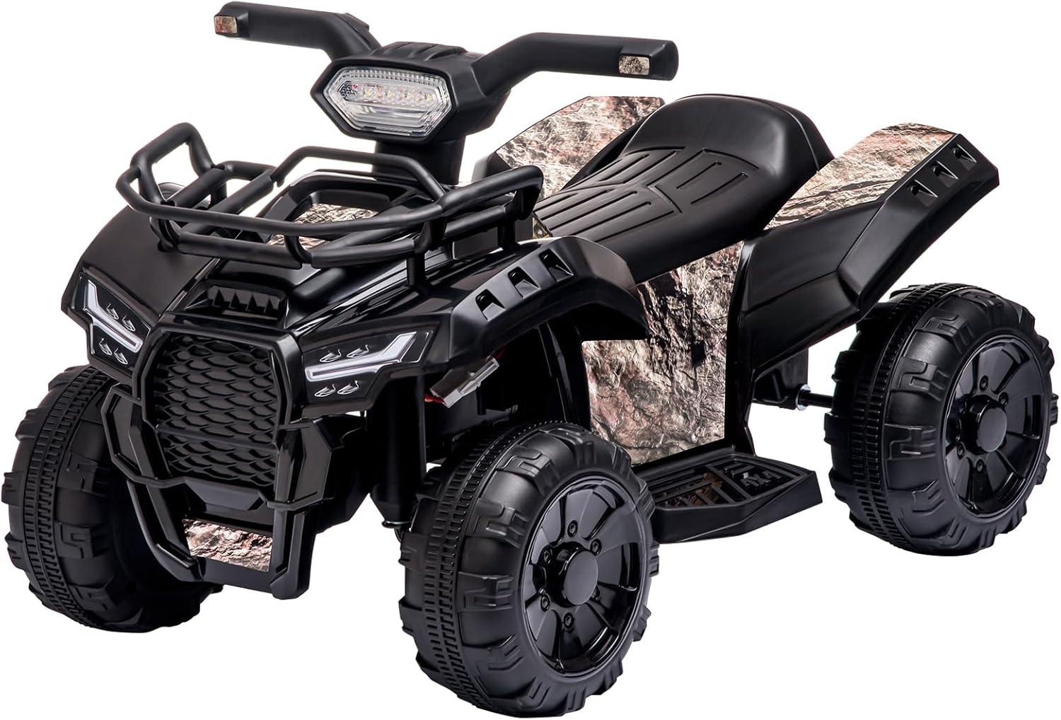 Aosom 6 Volt 1 Seater All-Terrain Vehicles Push/Pull Ride On