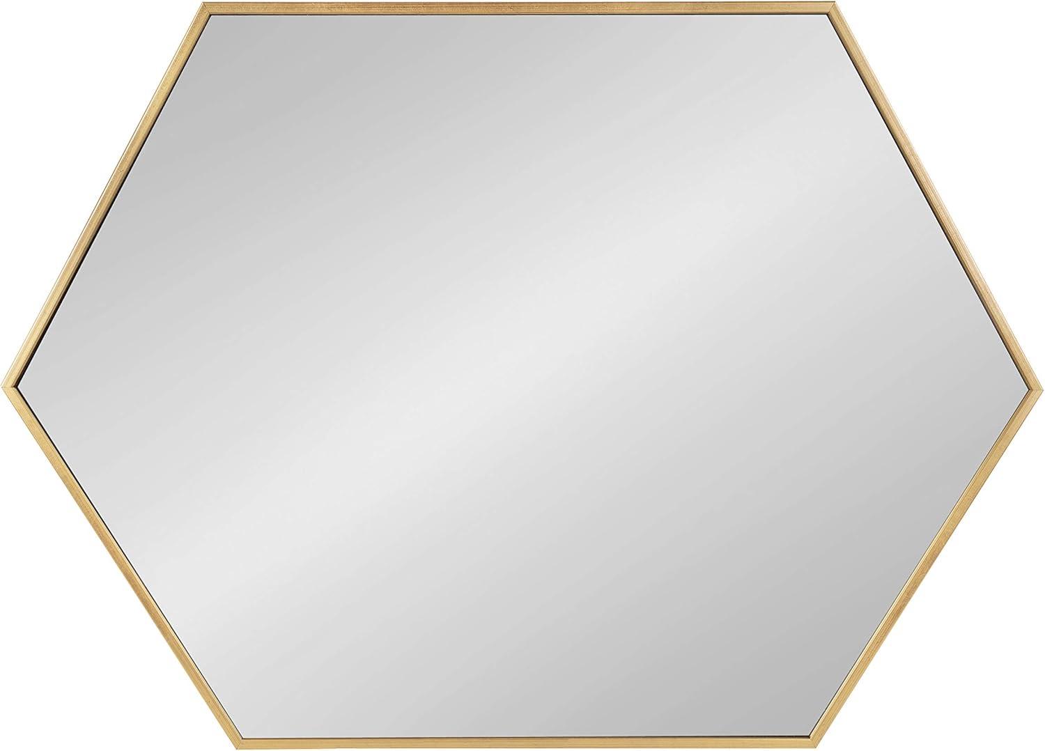 Rhodes Hexagon Wall Mirror - Kate & Laurel All Things Decor