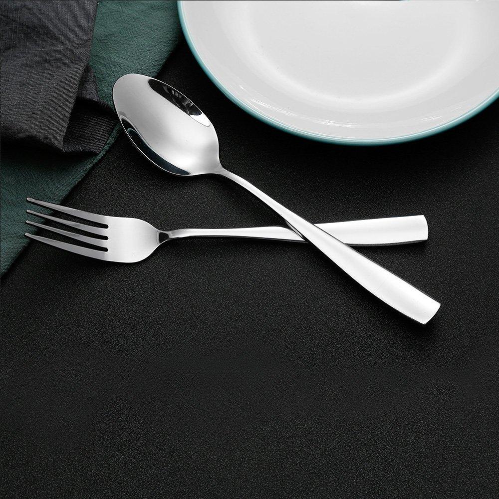 24-Piece Large Stainless Steel Dinner Spoons