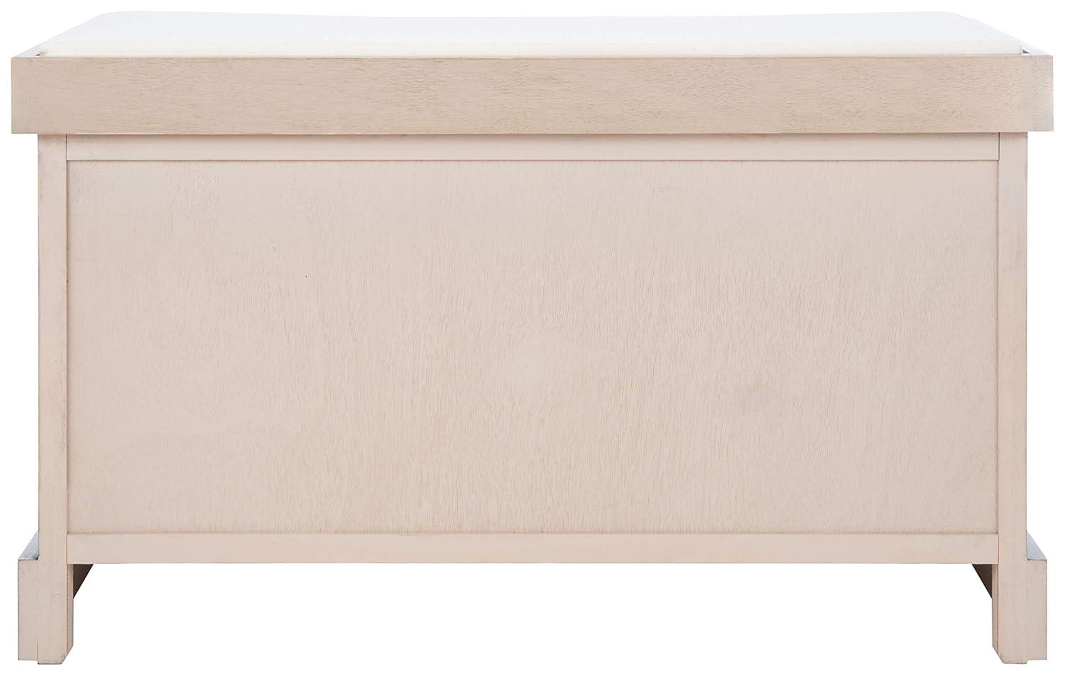 Landers 2 Drawer Cushion Bench - BCH5702 - Sand - Safavieh