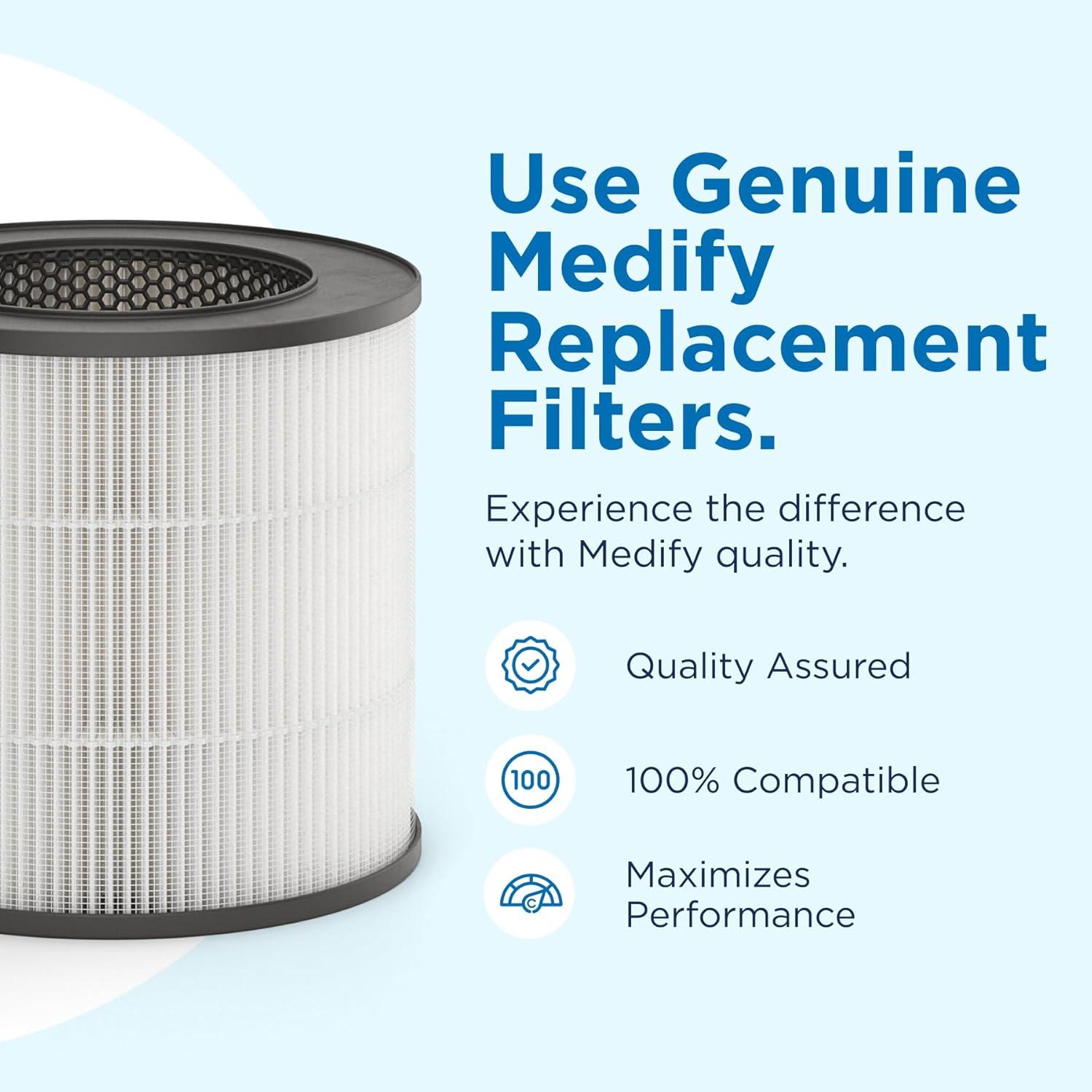 Suitable for Medify Air MA-14 MA-14W MA-14B Air Purifier Filter Element