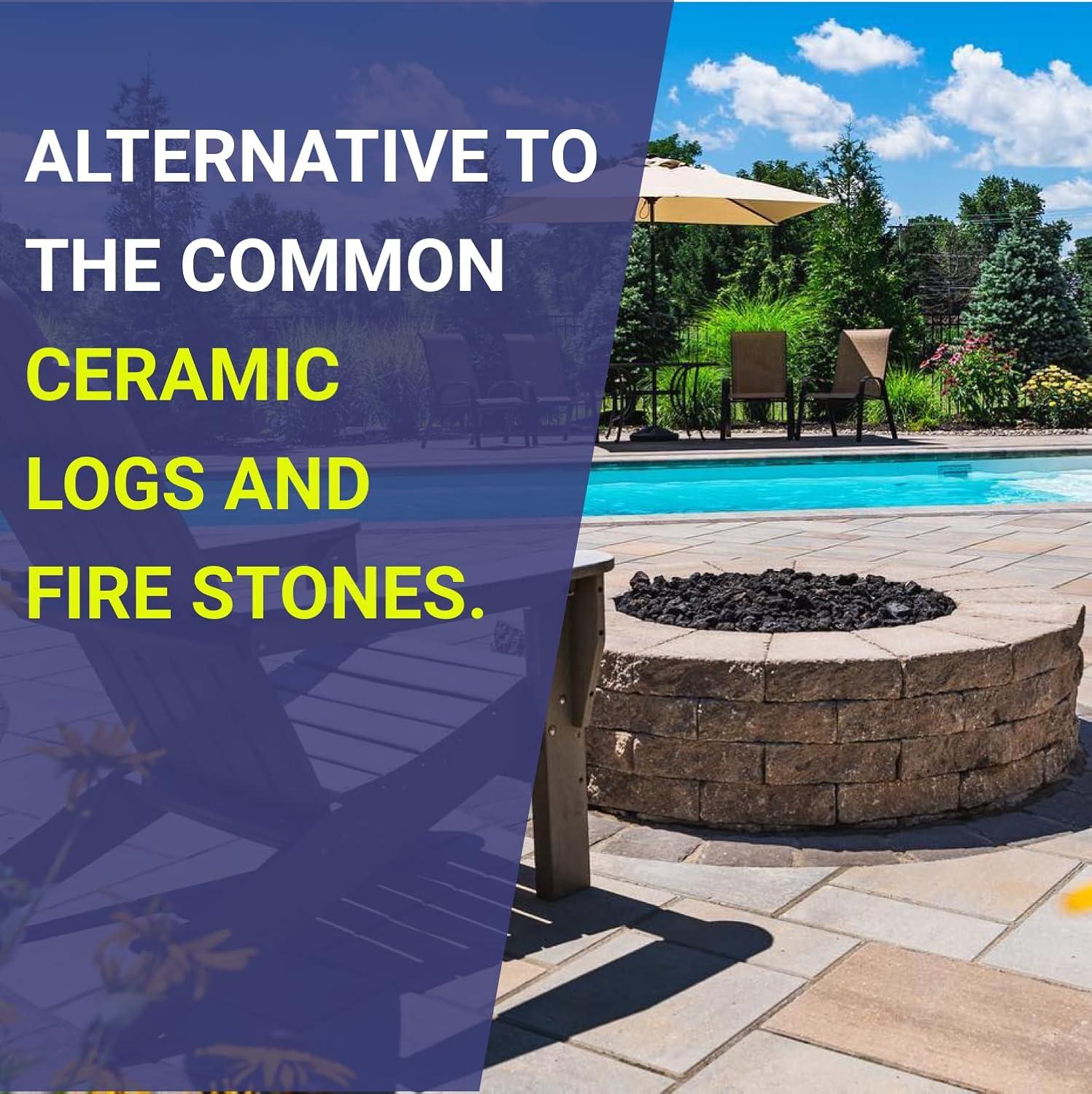 American Fireglass Lava Rock - 10 lbs.