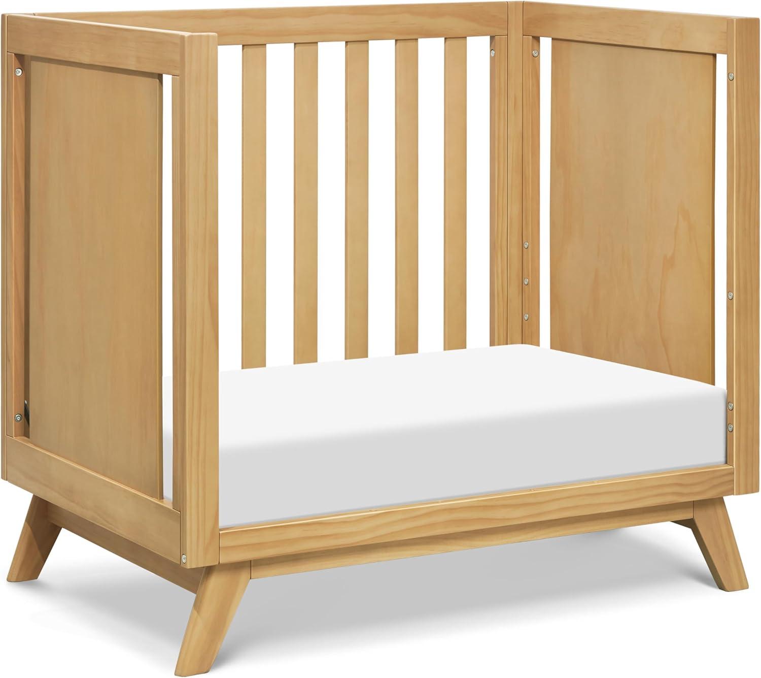 Otto 3-in-1 Convertible Mini Crib with 4" Mattress