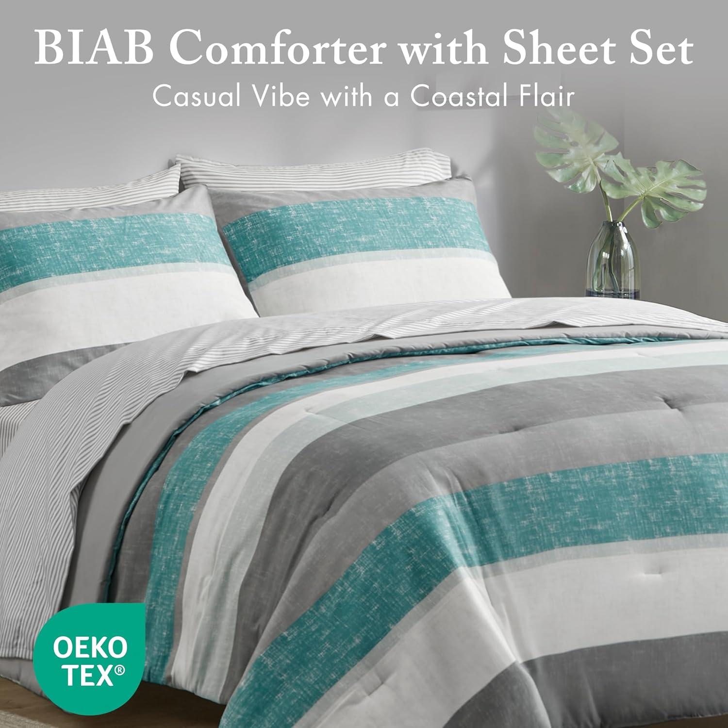 Madison Park Essentials Jaxon Comforter Set with Bed Sheets
