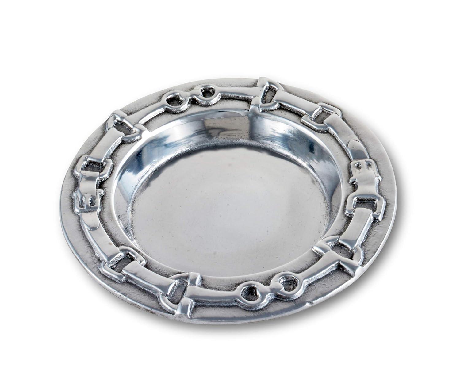 Arthur Court Designs Equestrian Aluminum Round 1 Piece Coaster