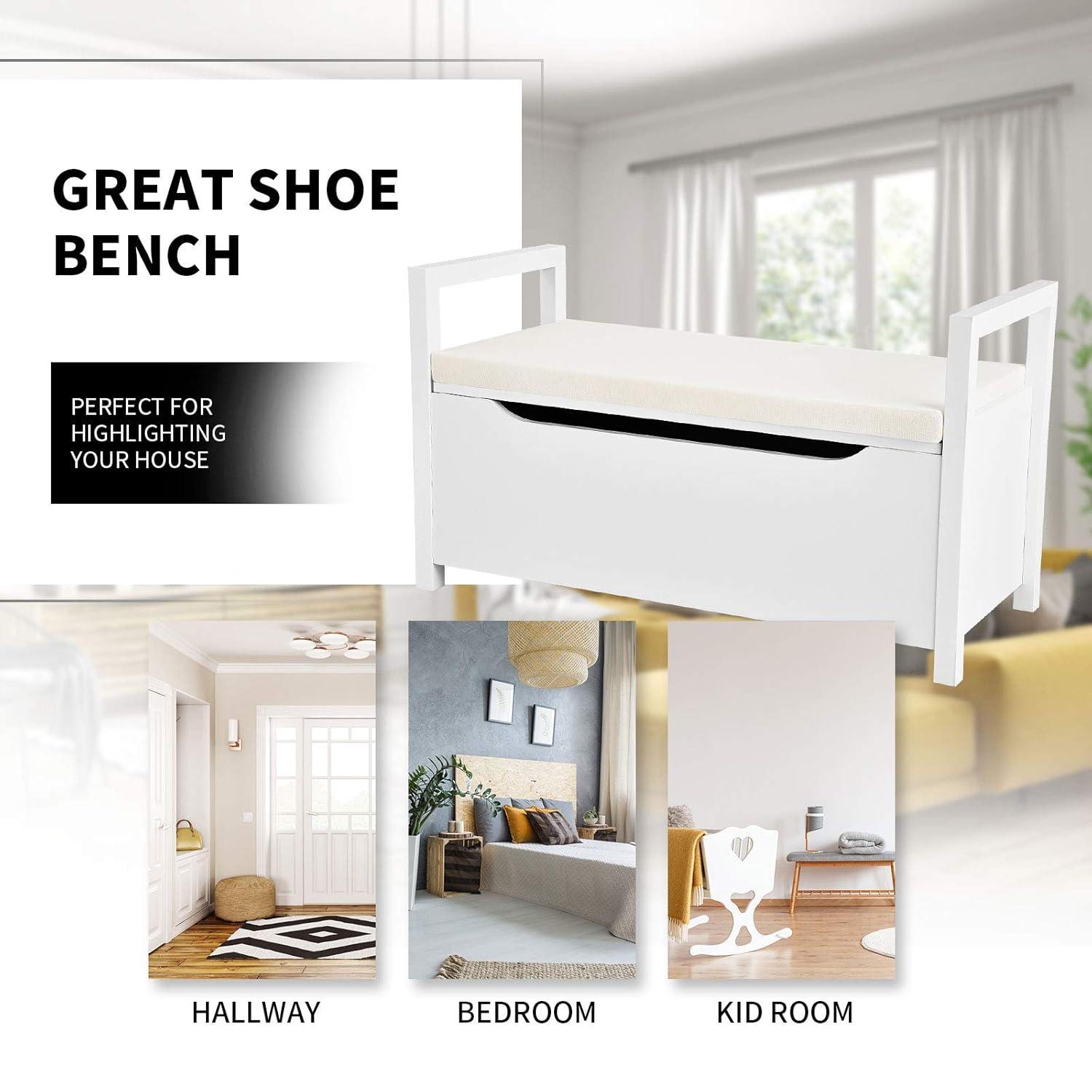 ClosetMaid ClosetMaid Cubeicals 3-Cube Storage Bench with Tan Cushion