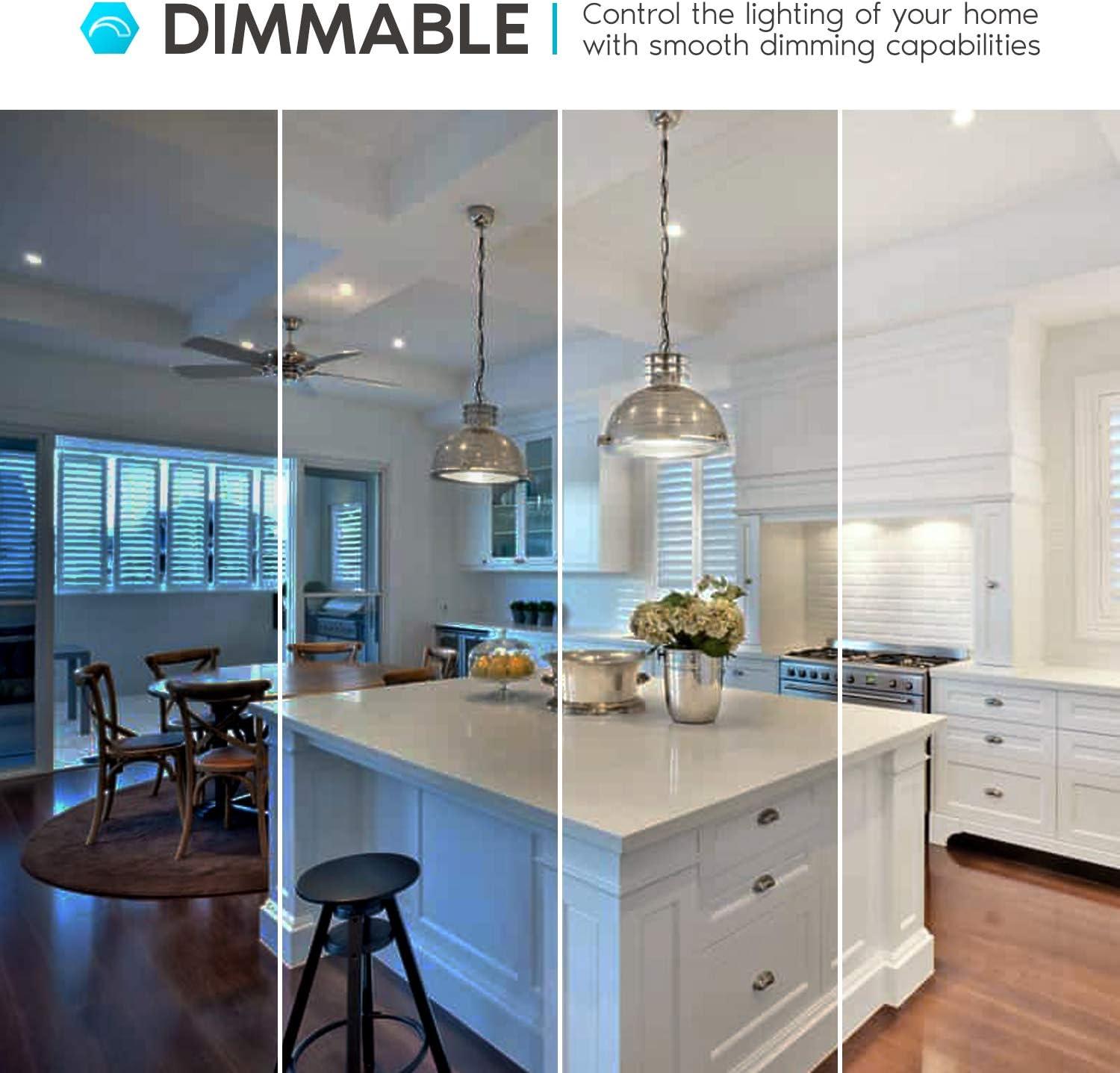 Luxrite 60 Watt Equivalent A19 GU24/Twist And Lock Dimmable LED Bulb LR21462-24PK