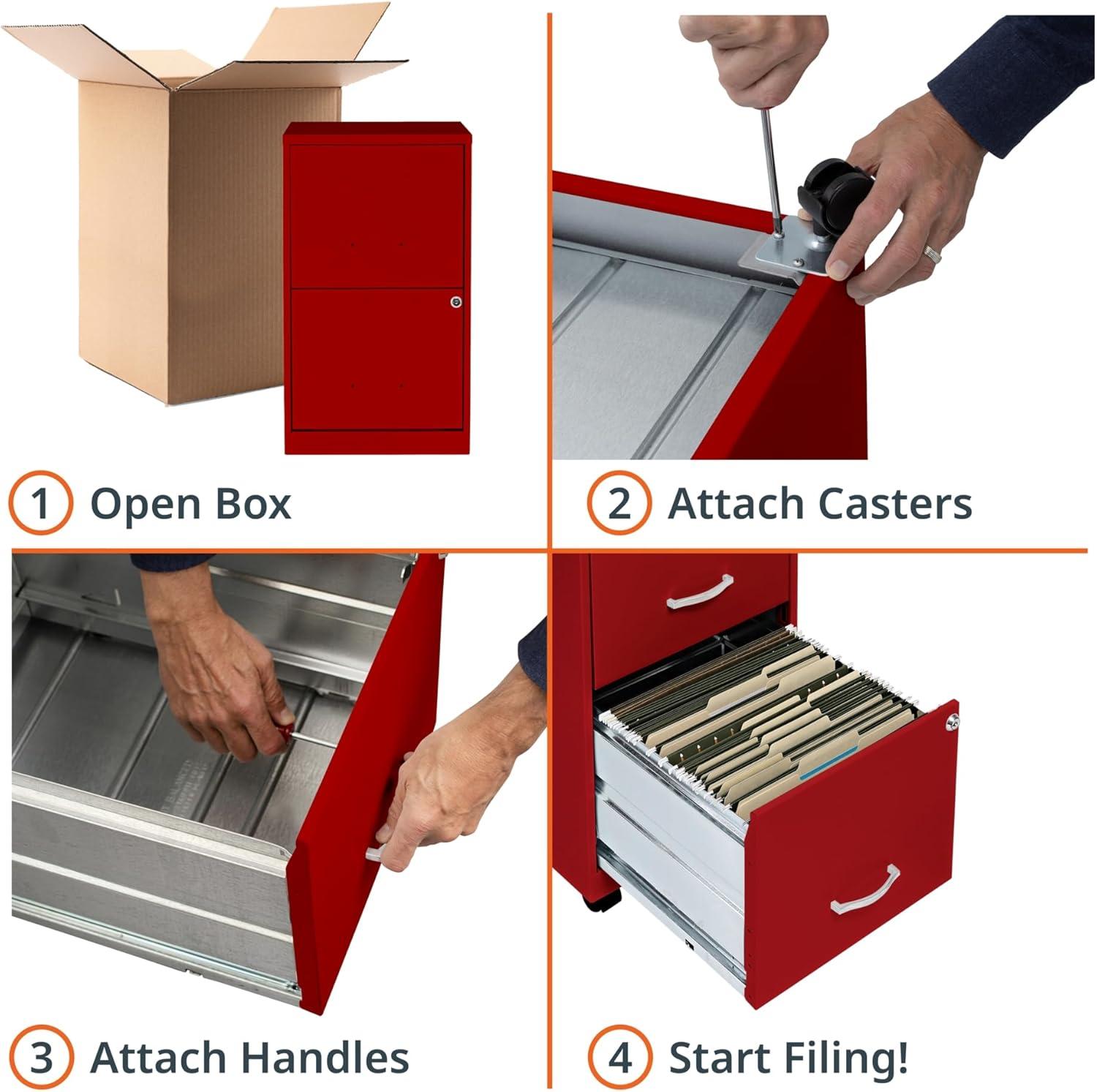 Inbox Zero Onetta Mobile 2-Drawer File Cabinet