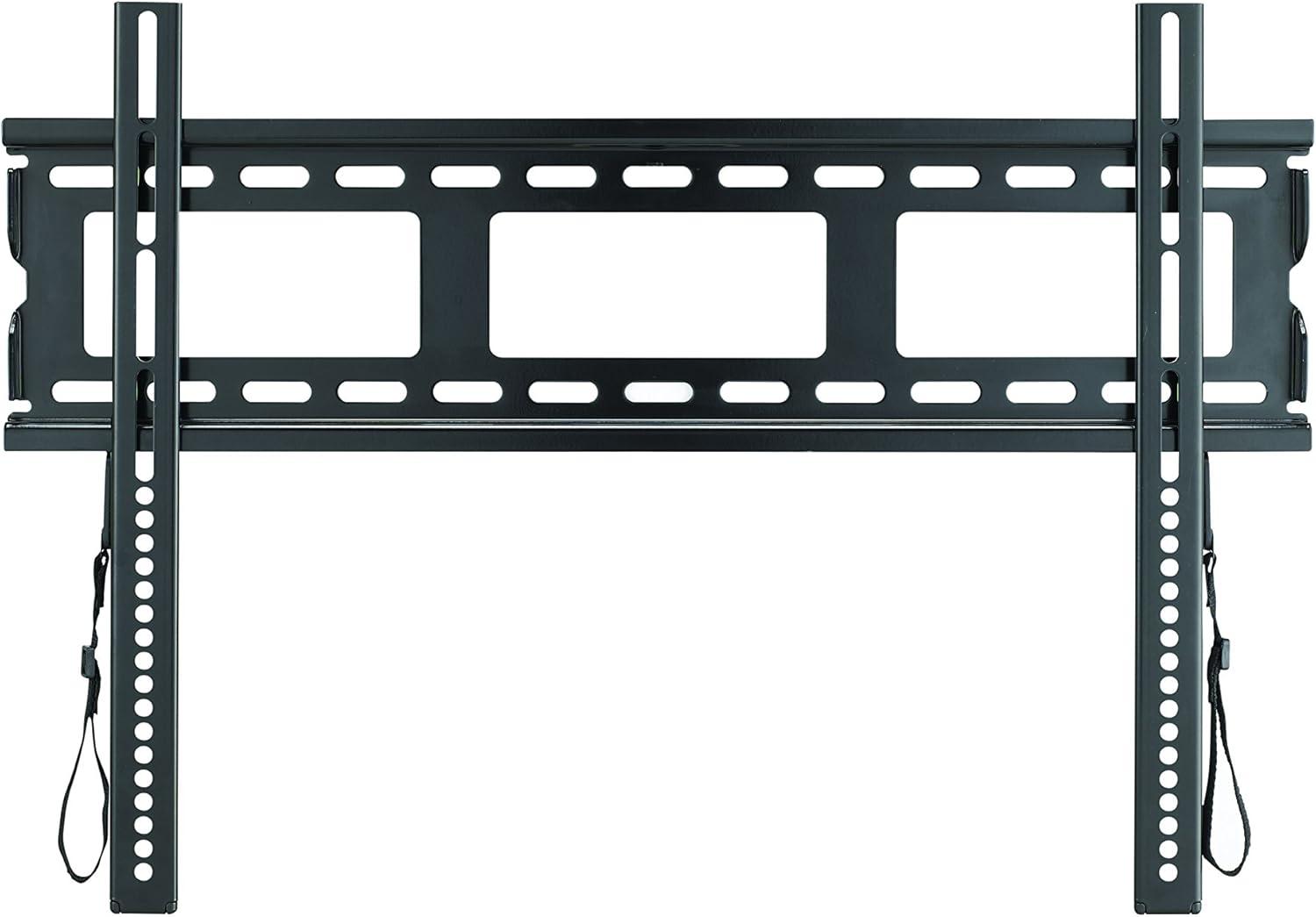 Black Low Profile Fixed Wall Mount Bracket for 37"-80" TVs